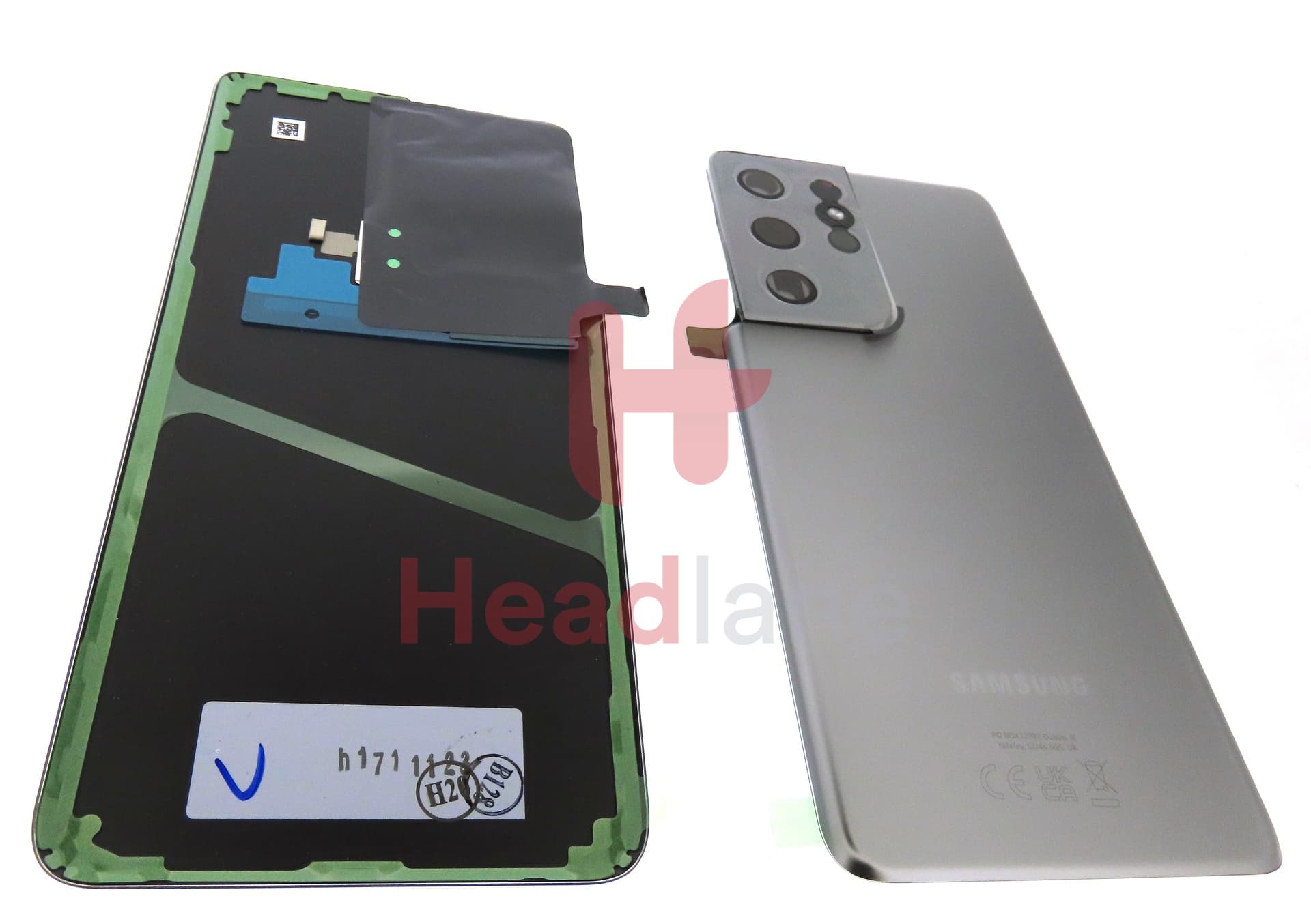 Samsung SM-G998 Galaxy S21 Ultra 5G Back / Battery Cover - Phantom Titanium (UKCA) - view 2