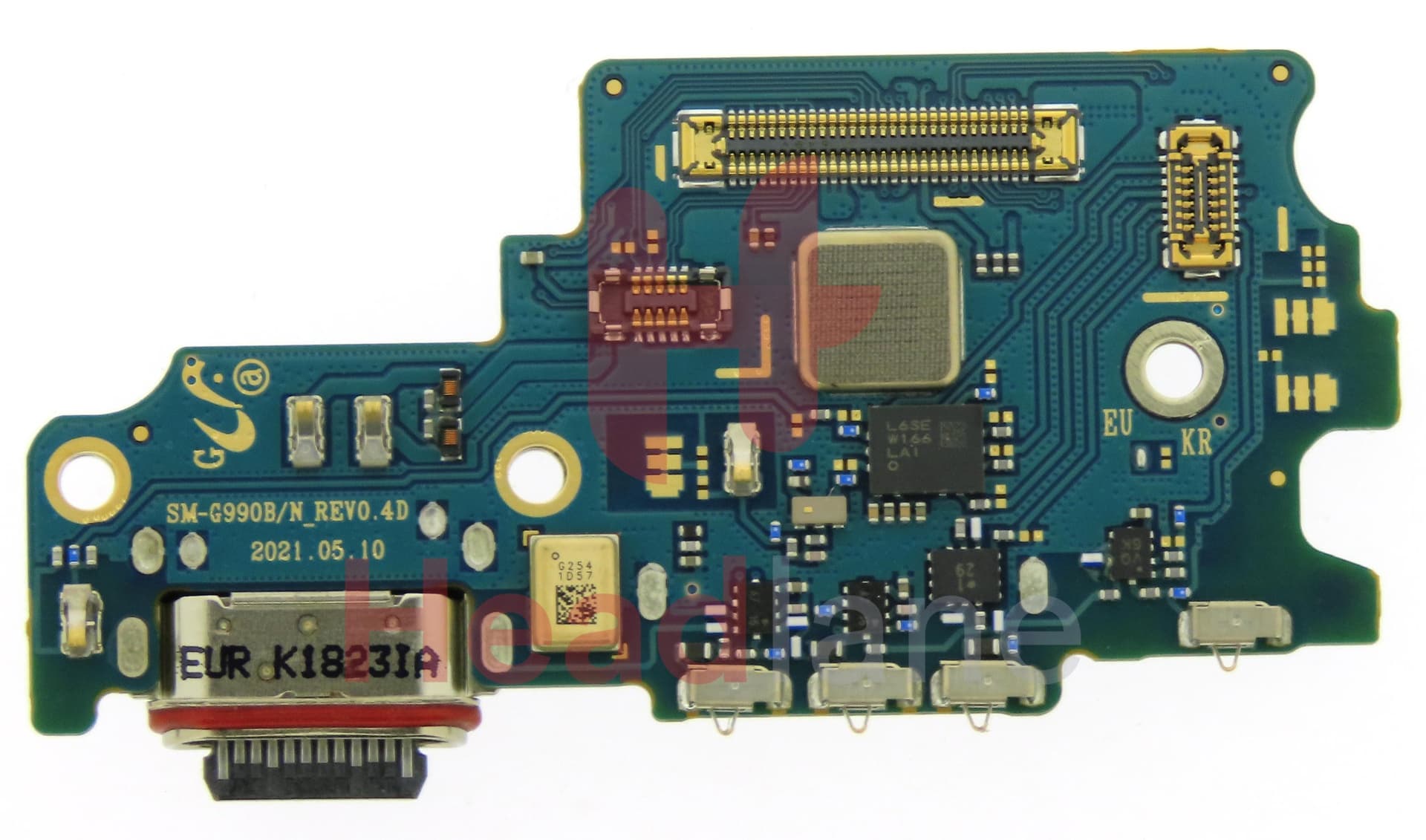 Samsung SM-G990 Galaxy S21 FE Charging Port Flex / SIM Card Reader - view 3