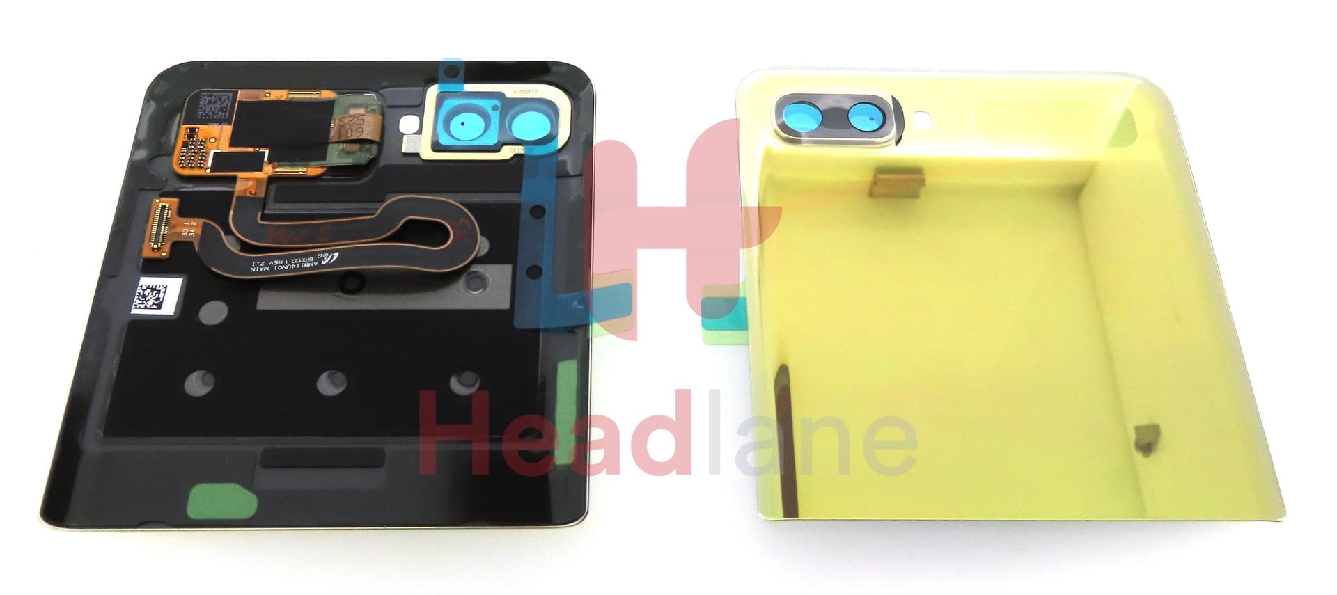 Samsung SM-F700 Galaxy Z Flip Outer LCD Display / Screen - Gold - view 2