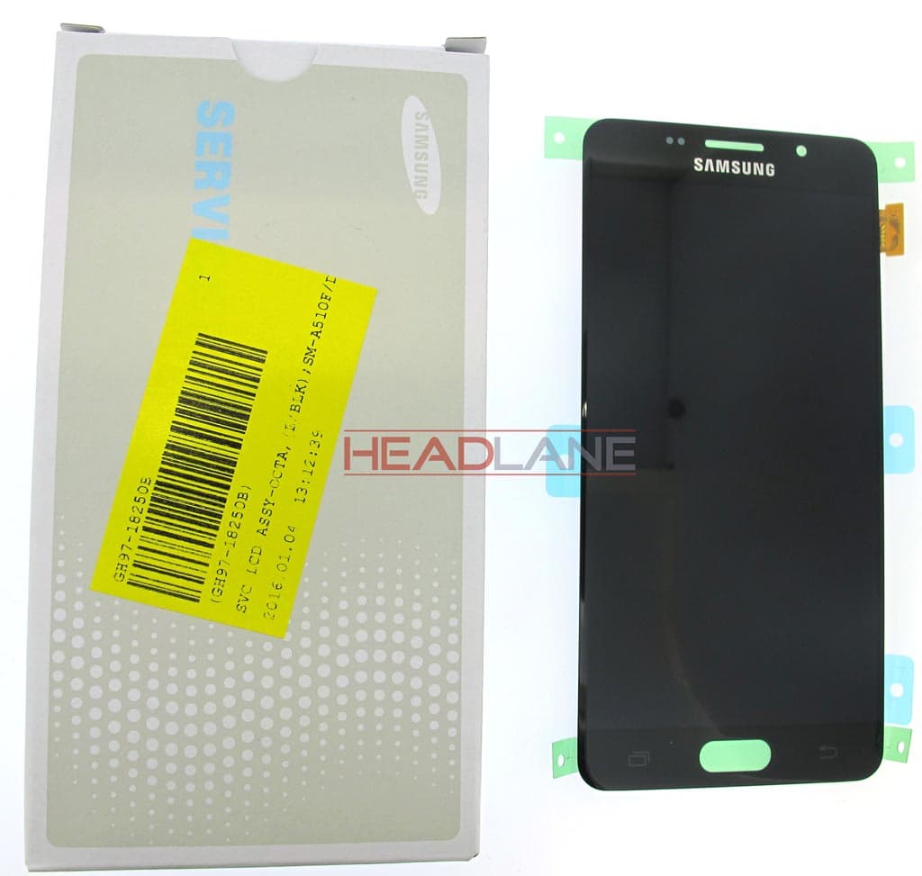 Samsung SM-A510 Galaxy A5 (2016) LCD Display / Screen + Touch - Black / Gold - view 2