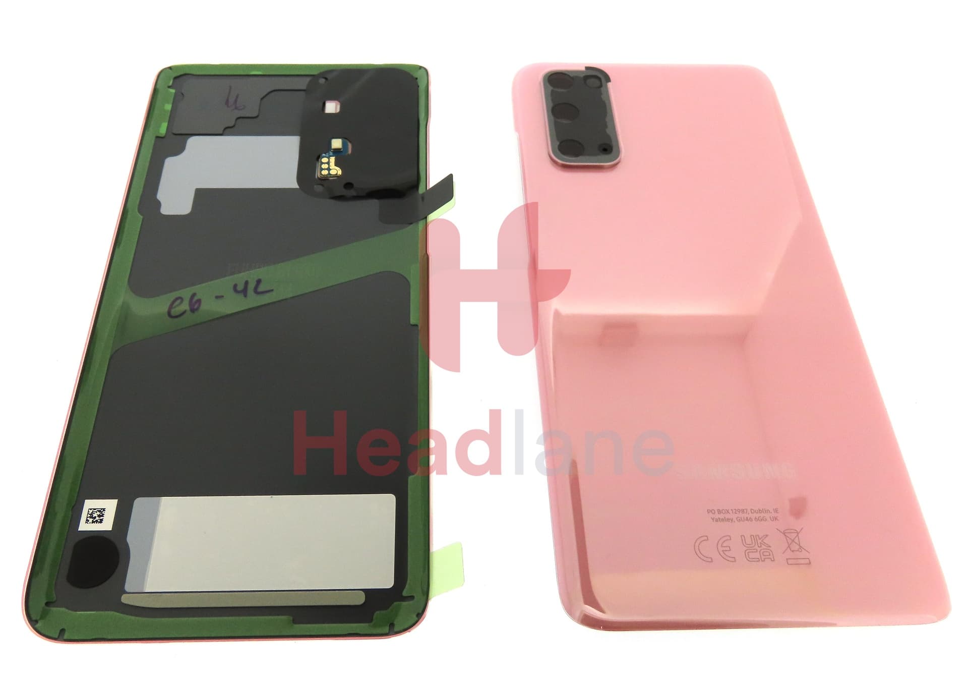 Samsung SM-G980 Galaxy S20 Back / Battery Cover - Pink (UKCA) - view 3