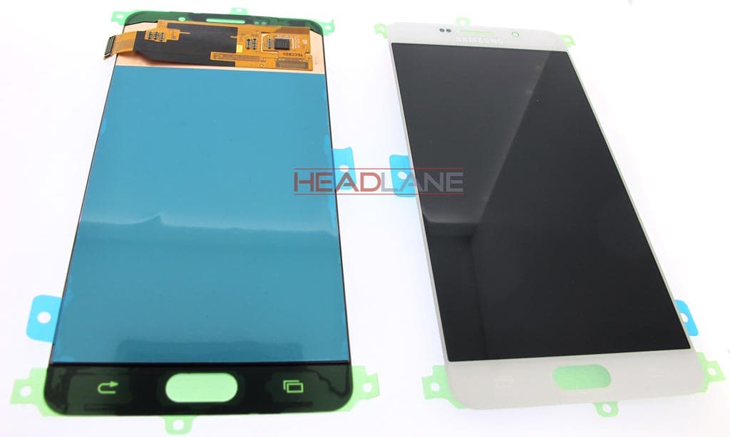 Samsung SM-A710 Galaxy A7 (2016) LCD Display / Screen + Touch - White - view 2