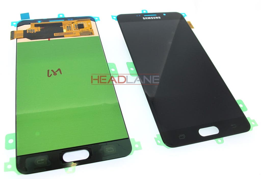 Samsung SM-A710 Galaxy A7 (2016) LCD Display / Screen + Touch - Black - view 2