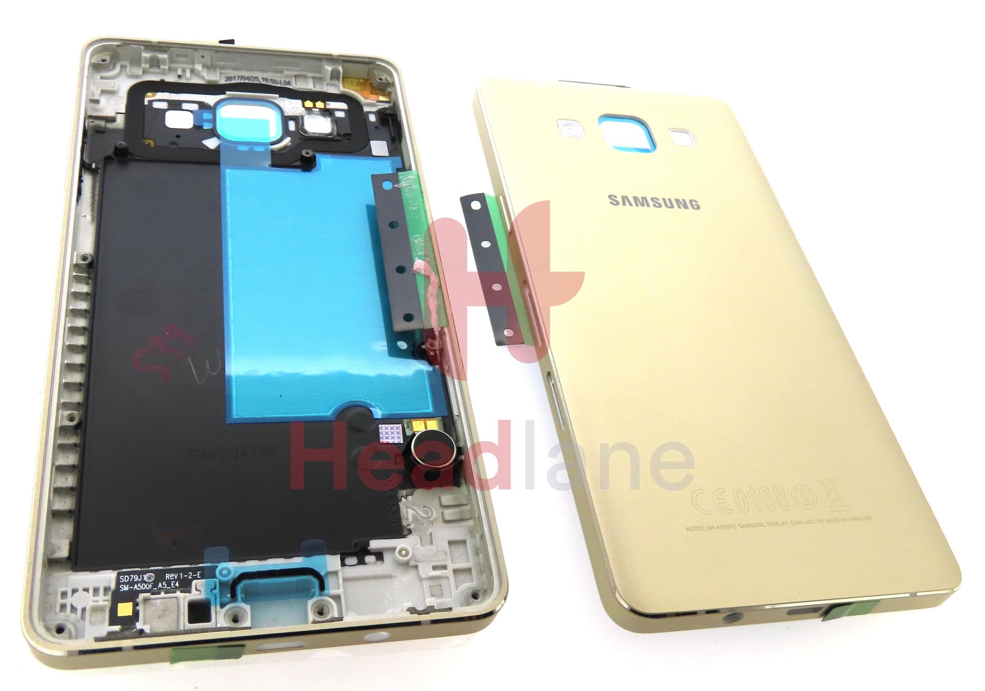 Samsung SM-A500 Galaxy A5 Back / Battery Cover - Gold - view 2