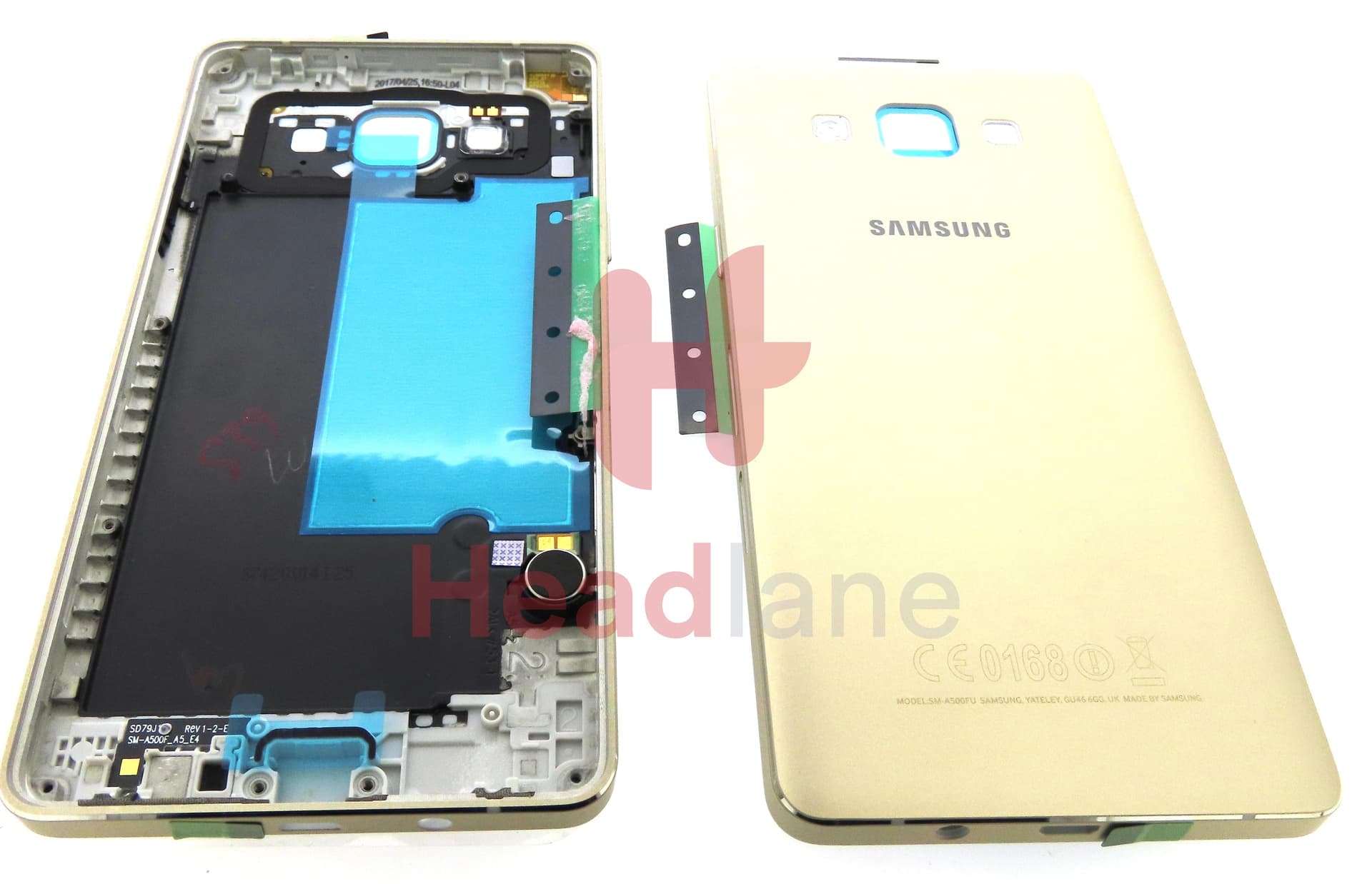 Samsung SM-A500 Galaxy A5 Back / Battery Cover - Gold - view 3