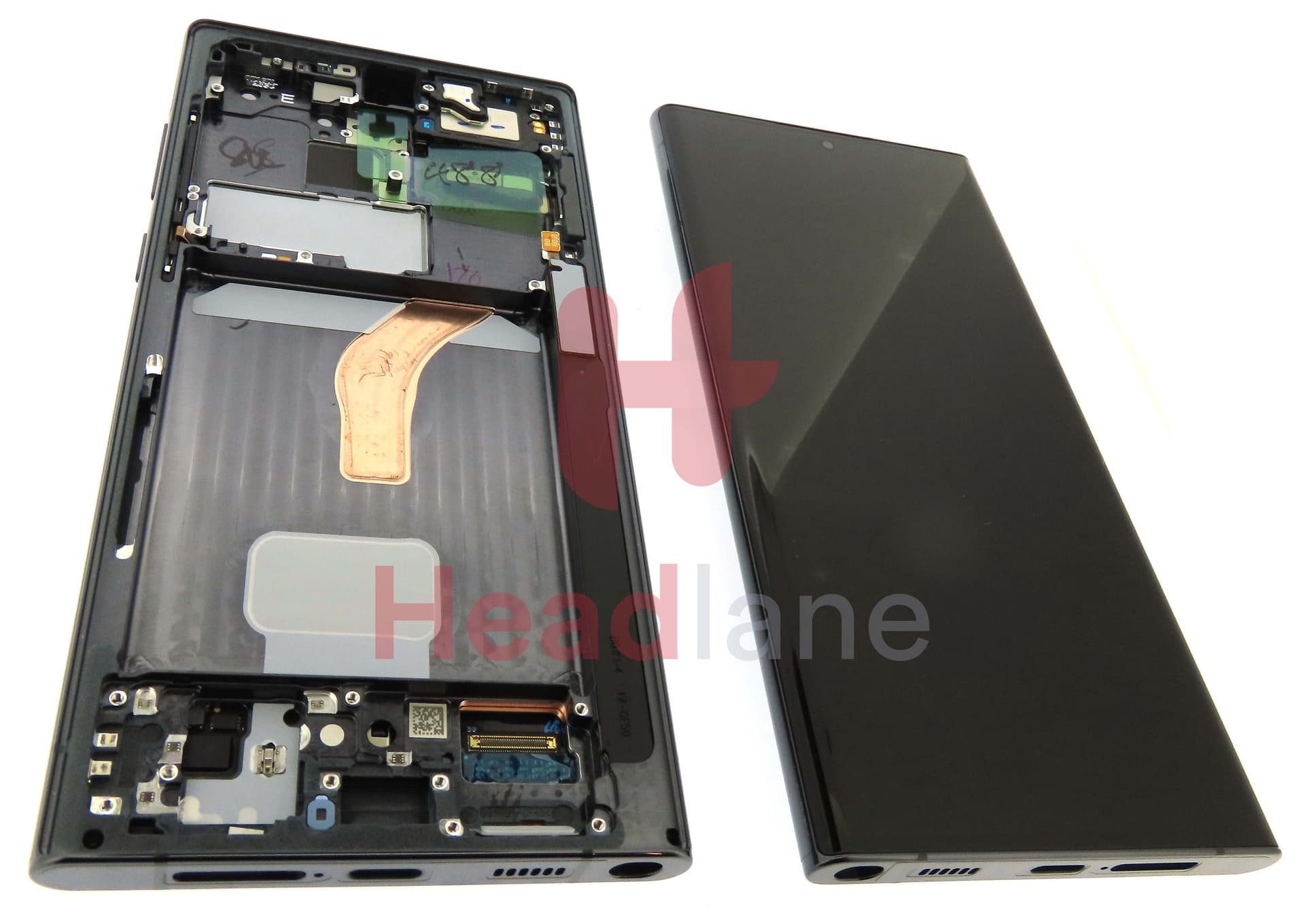 Samsung SM-S908 Galaxy S22 Ultra LCD Display / Screen + Touch - Phantom Black - view 2