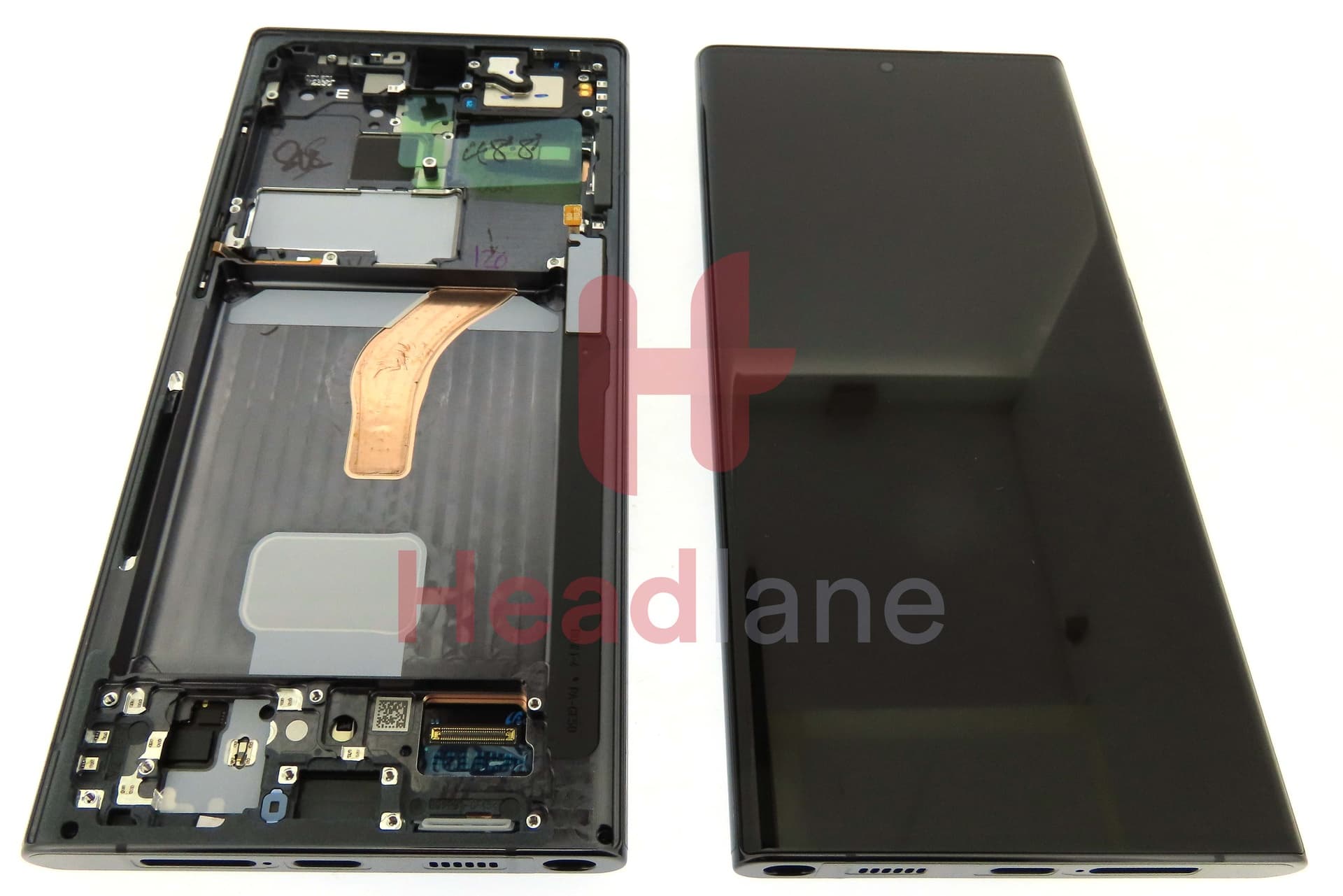 Samsung SM-S908 Galaxy S22 Ultra LCD Display / Screen + Touch - Phantom Black - view 3