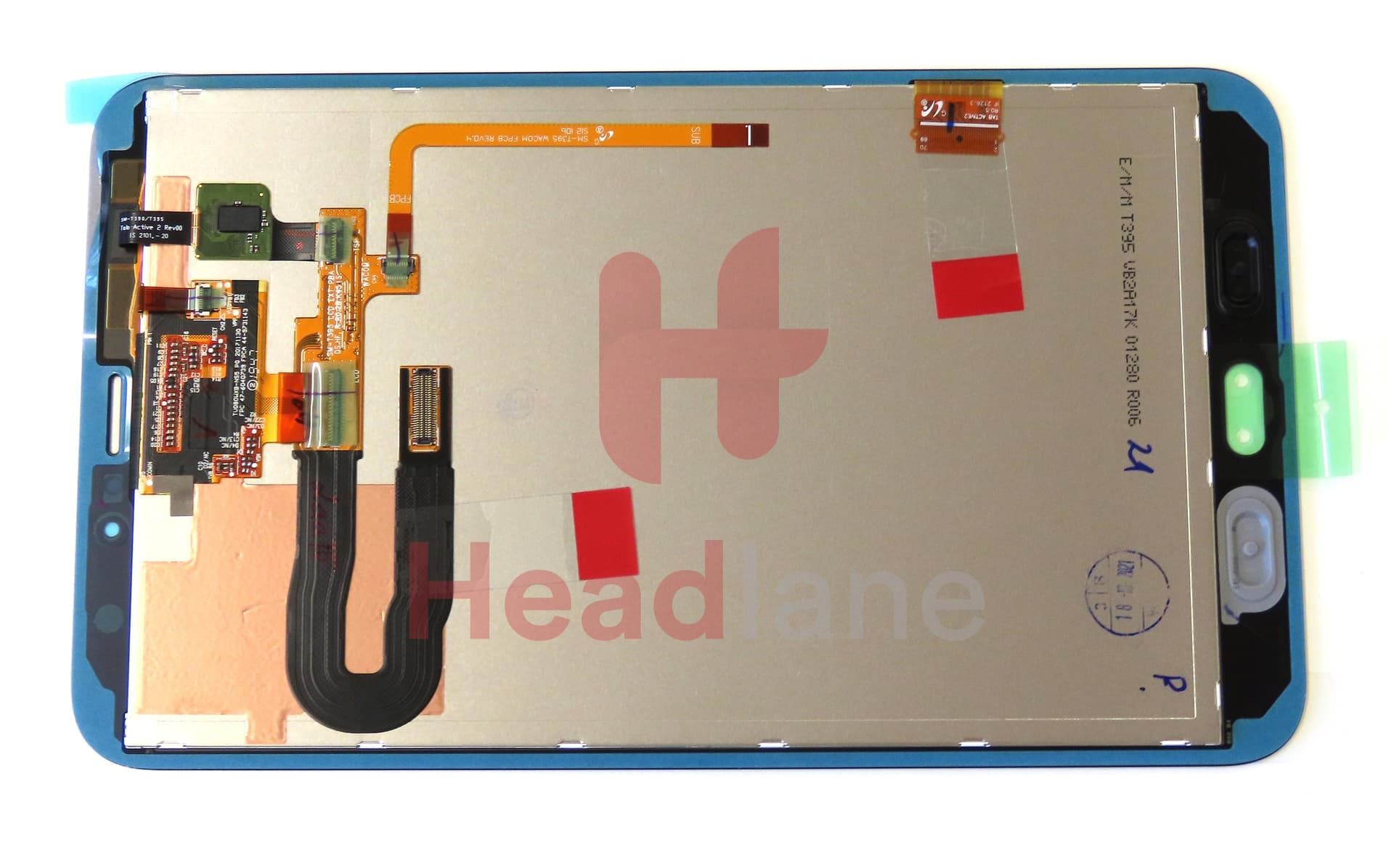 Samsung SM-T395 Galaxy Tab Active2 (LTE) LCD Display / Screen + Touch - Black - view 2