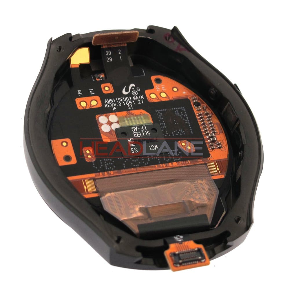 Samsung SM-R7200 Galaxy Gear S2 LCD Display / Screen + Touch - Black - view 2