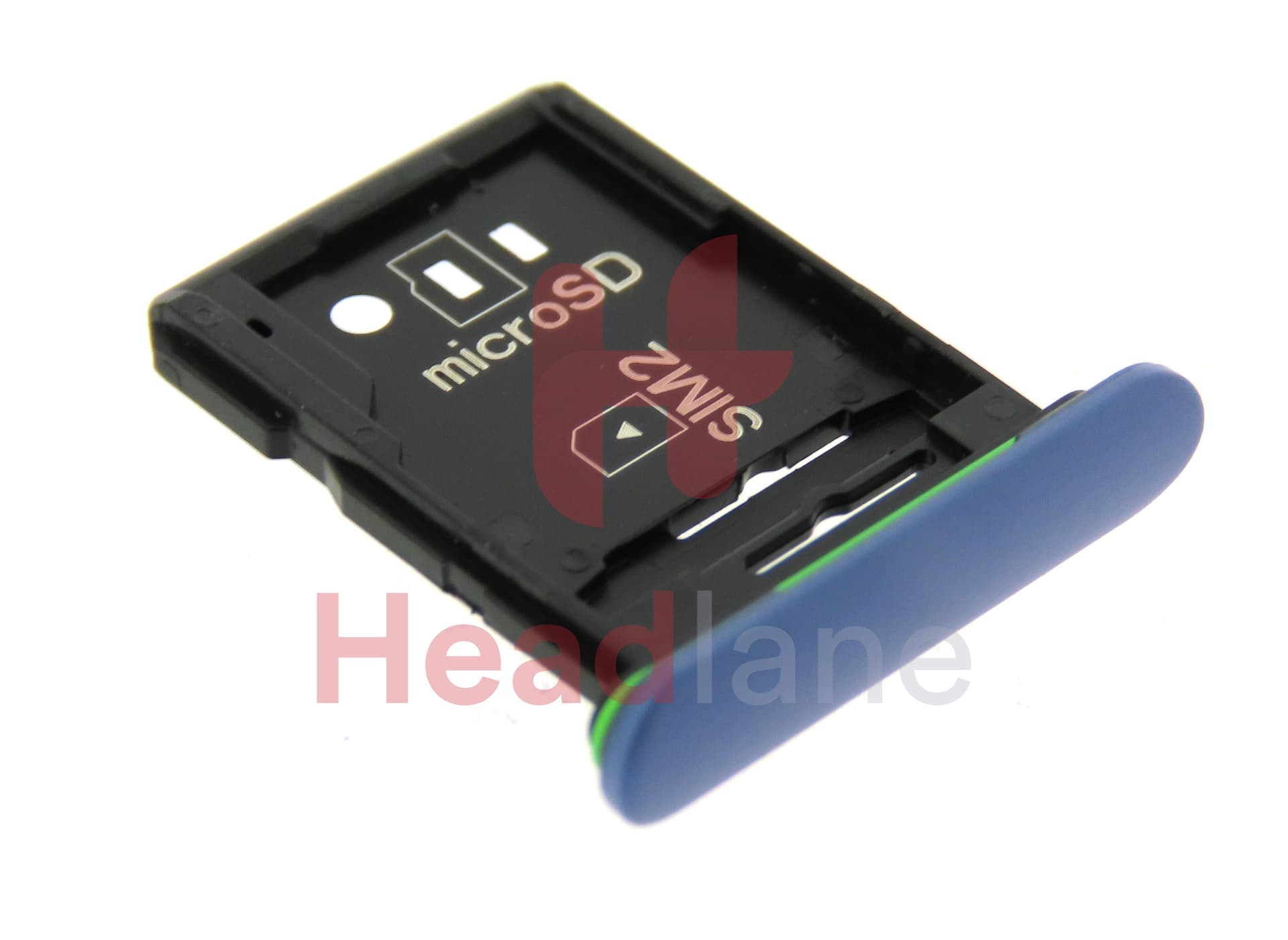 Sony XQ-BT52 Xperia 10 III SIM Card Tray (Dual SIM) - Blue - view 3