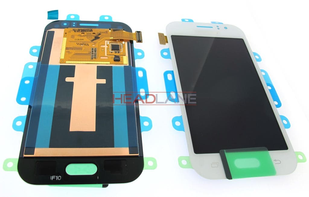 Samsung SM-J110 Galaxy J1 Ace LCD Display / Screen + Touch - White - view 2