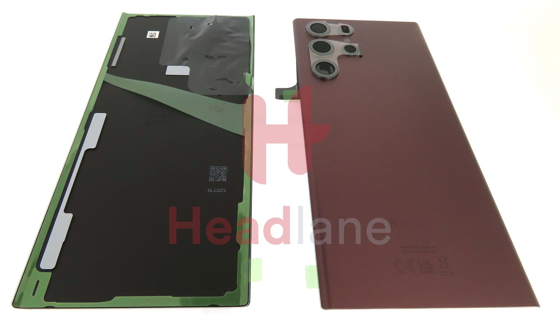 Samsung SM-S908 Galaxy S22 Ultra Back / Battery Cover - Burgundy - view 2