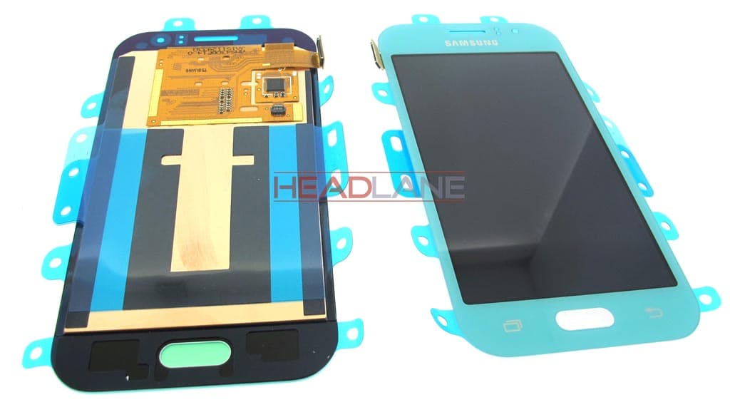 Samsung SM-J110 Galaxy J1 Ace LCD Display / Screen + Touch - Blue - view 2