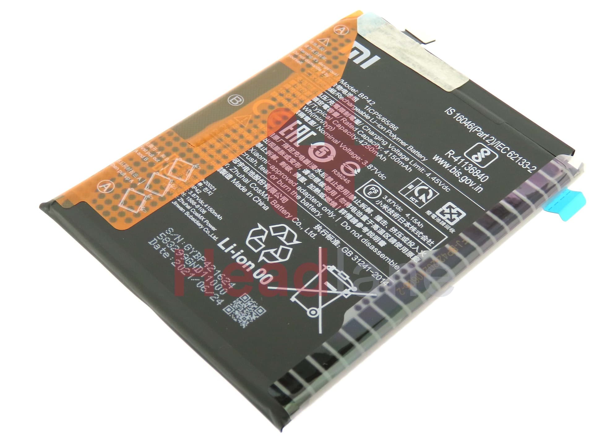 Xiaomi Mi 11 Lite / Mi 11 Lite 5G / NE BP42 Internal Battery - view 2