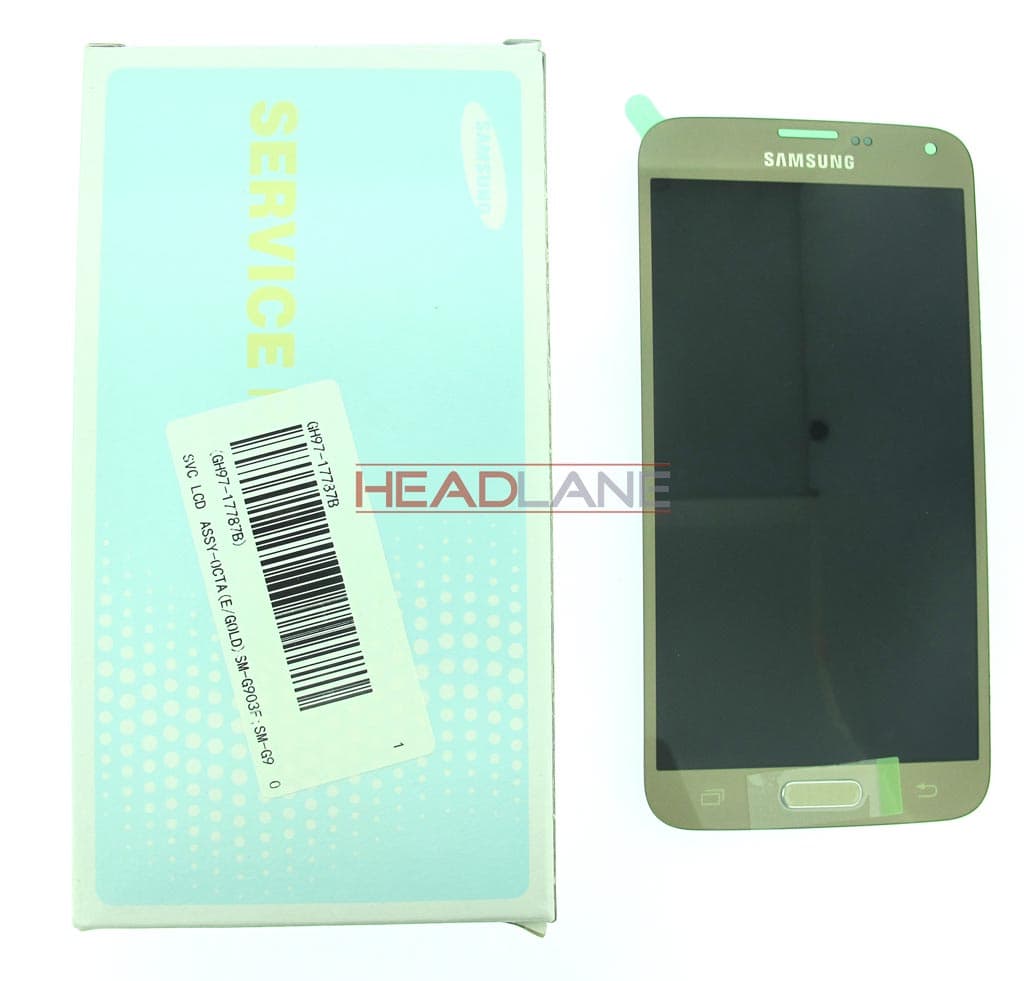 Samsung SM-G903 Galaxy S5 NEO LCD Display / Screen + Touch - Gold - view 2