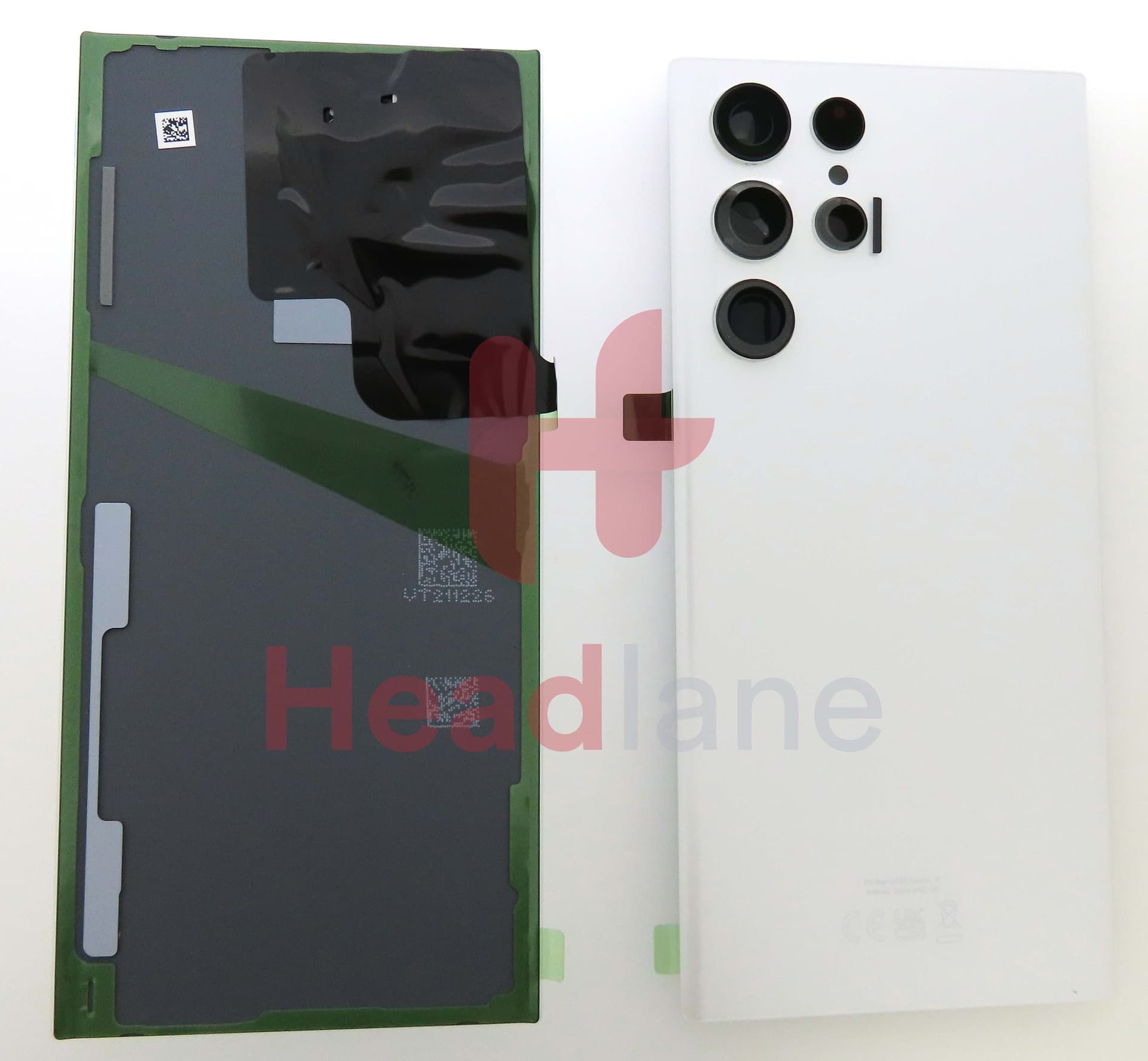 Samsung SM-S908 Galaxy S22 Ultra Back / Battery Cover - Phantom White - view 2