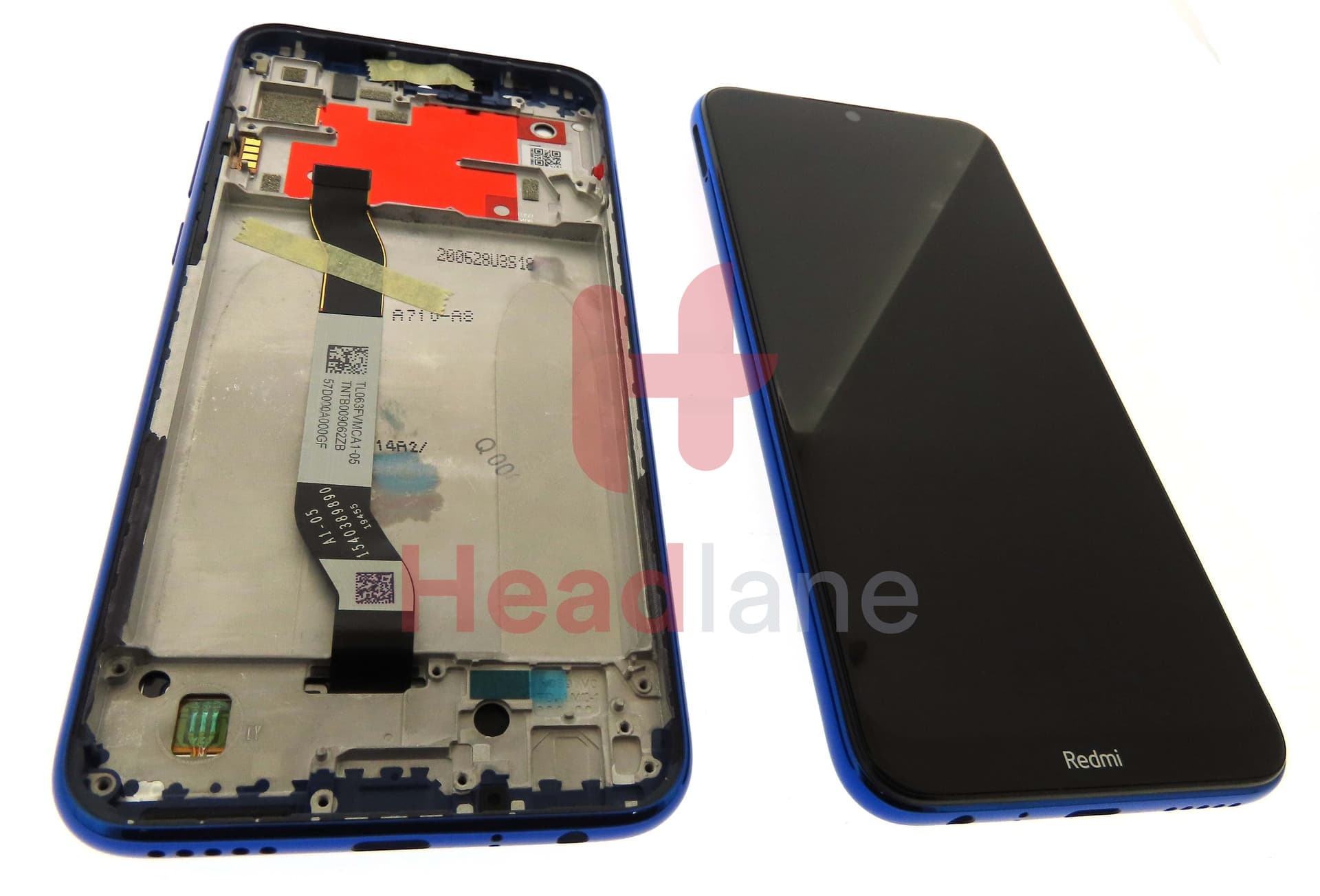 Xiaomi Redmi Note 8T LCD Display / Screen + Touch - Blue - view 2