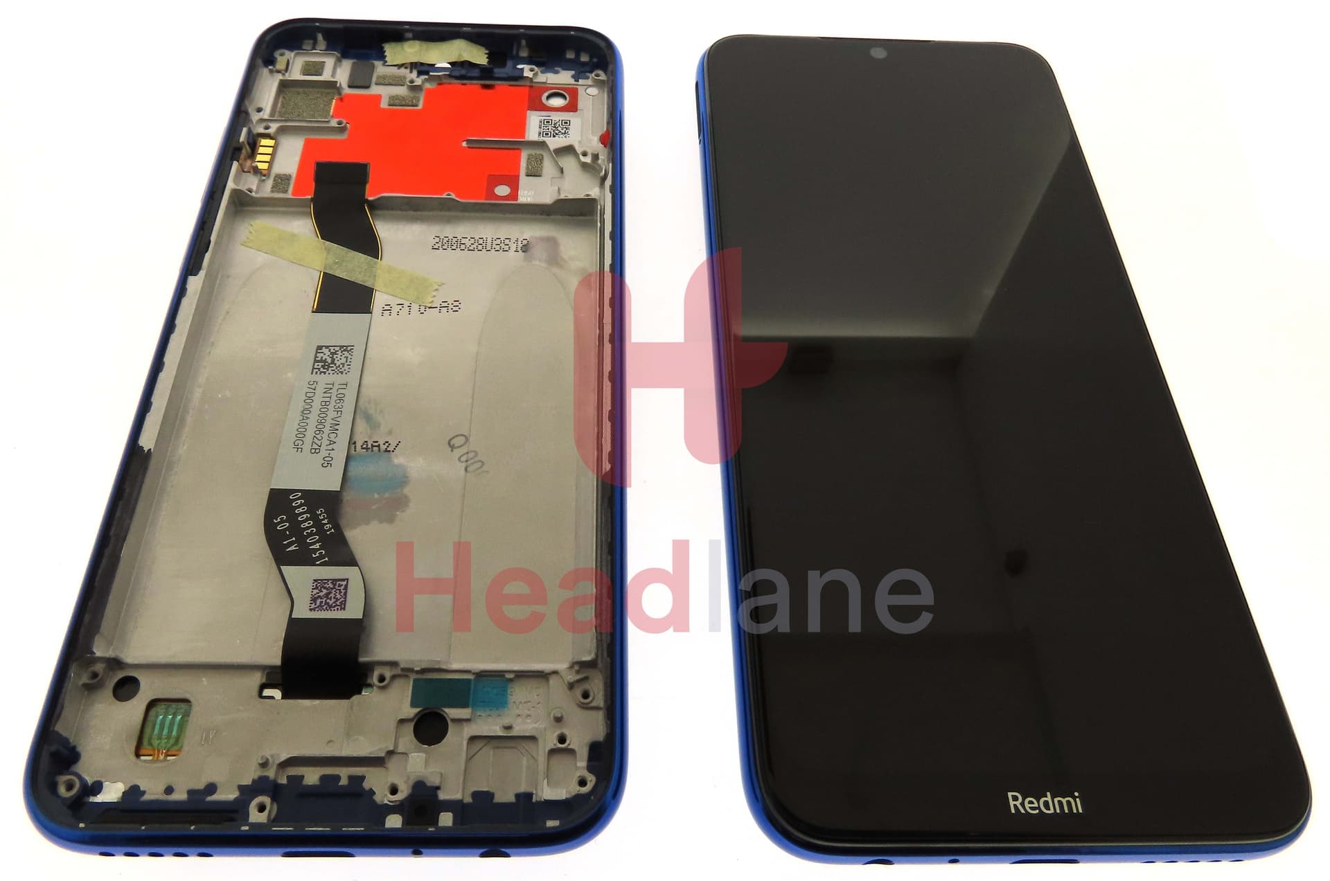 Xiaomi Redmi Note 8T LCD Display / Screen + Touch - Blue - view 3