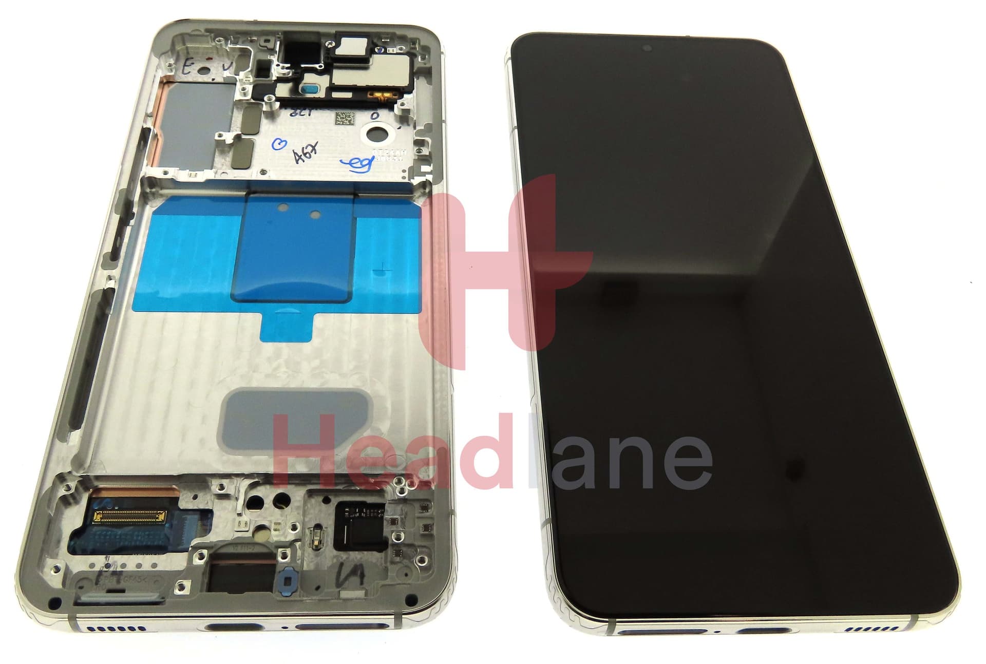 Samsung SM-S901 Galaxy S22 LCD Display / Screen + Touch - Phantom White - view 3