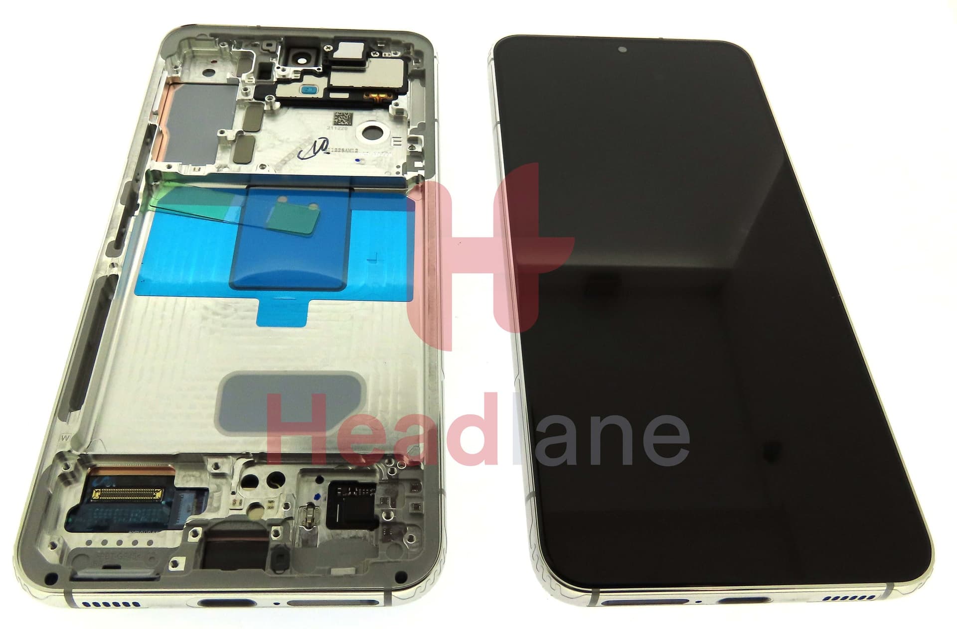 Samsung SM-S901 Galaxy S22 LCD Display / Screen + Touch - Phantom White - view 3