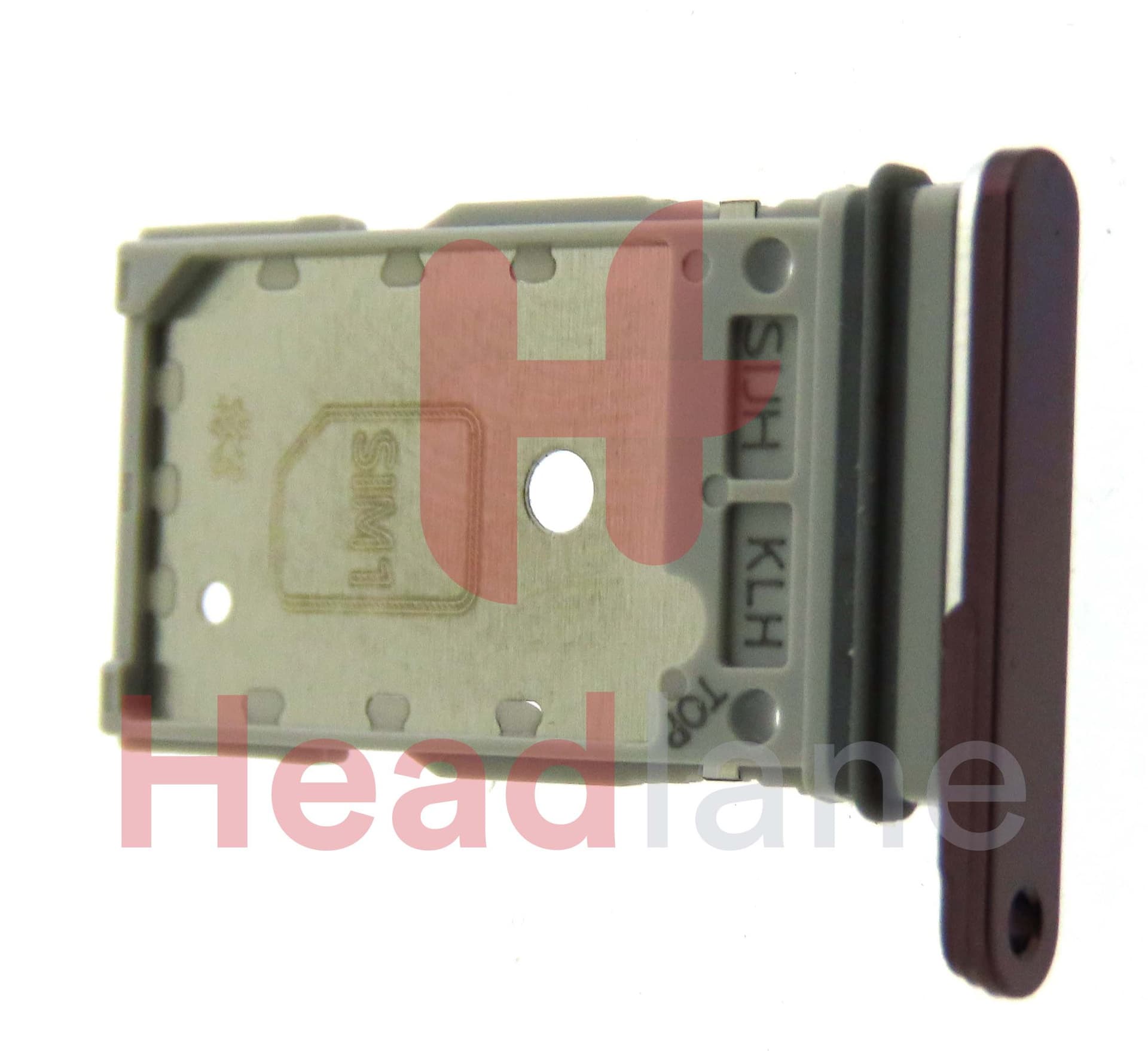 Samsung SM-S908 Galaxy S22 Ultra SIM Card Tray (Dual SIM) - Burgundy - view 2