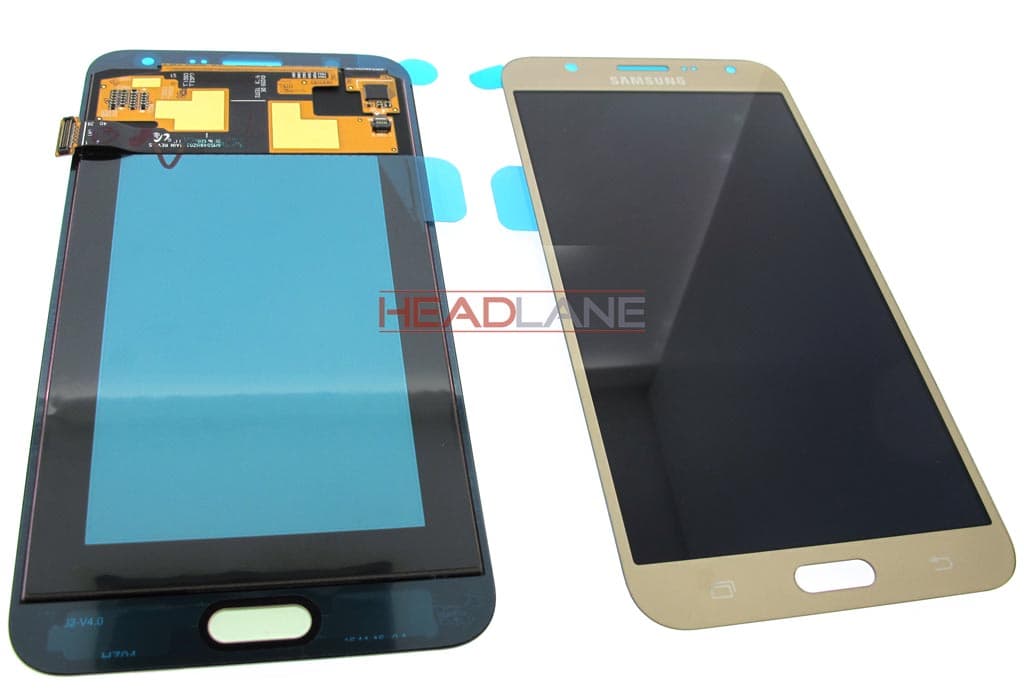 Samsung SM-J700 Galaxy J7 LCD Display / Screen + Touch - Gold - view 2