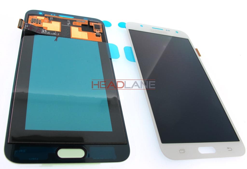 Samsung SM-J700 Galaxy J7 LCD Display / Screen + Touch - White - view 2