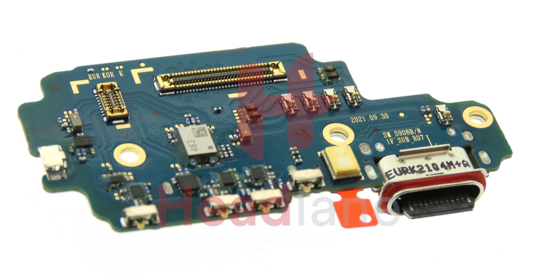 Samsung SM-S908 Galaxy S22 Ultra Charging Port Flex / SIM Card Reader - view 3