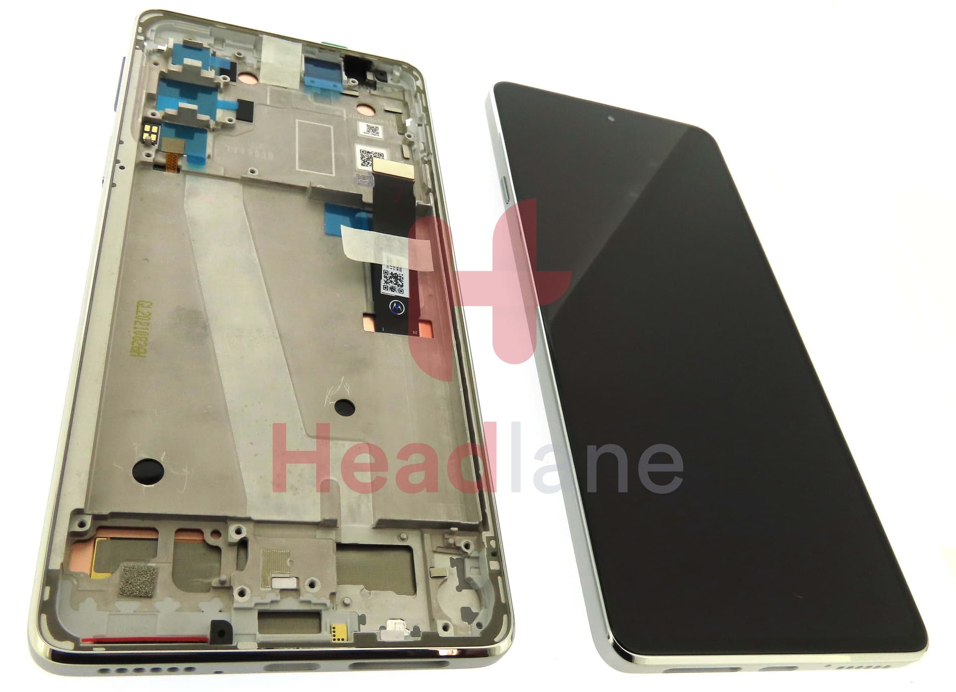 Motorola XT2143 Edge 20 LCD Display / Screen + Touch - White - view 2