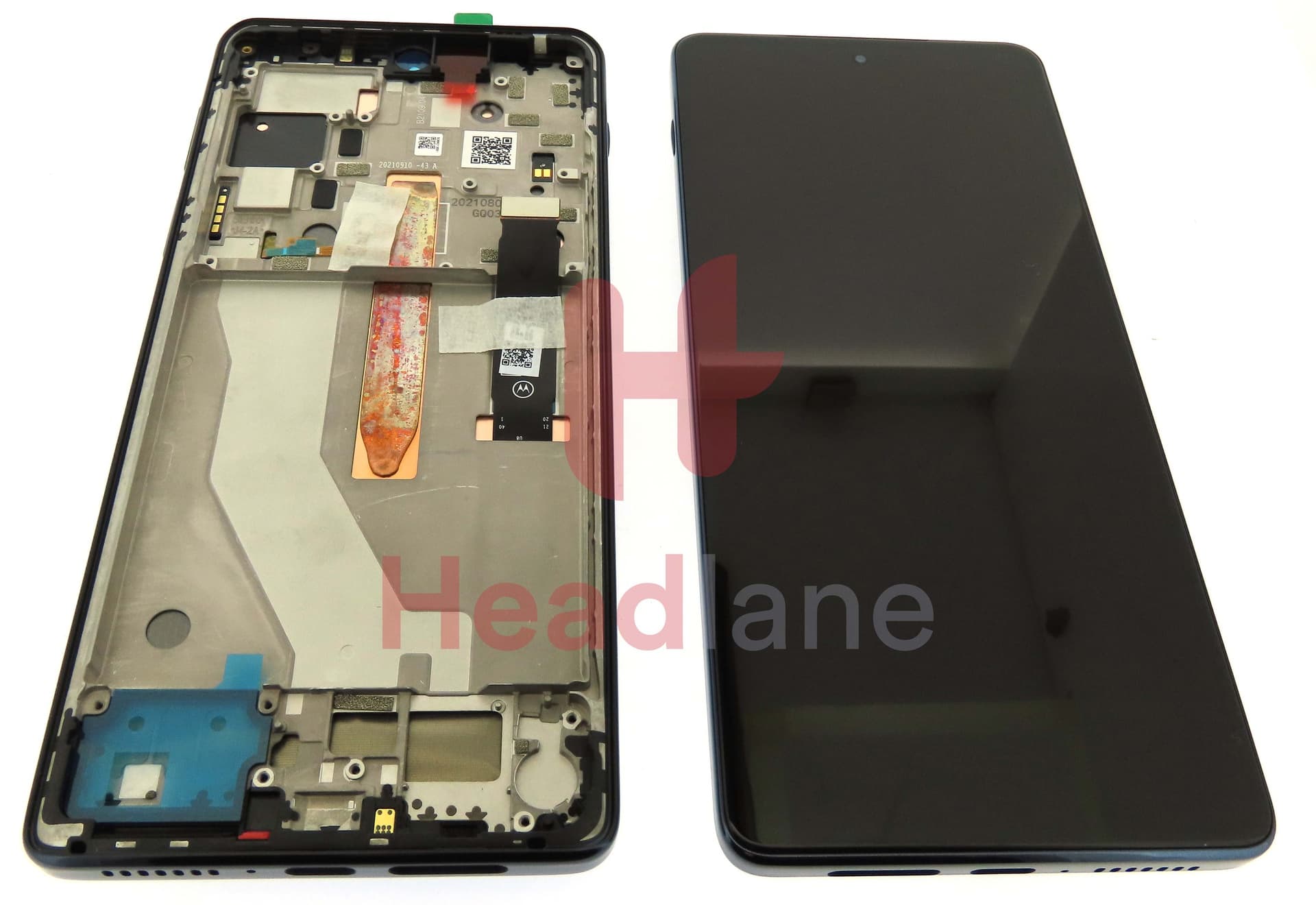 Motorola XT2153 Edge 20 Pro LCD Display / Screen + Touch - Blue - view 3