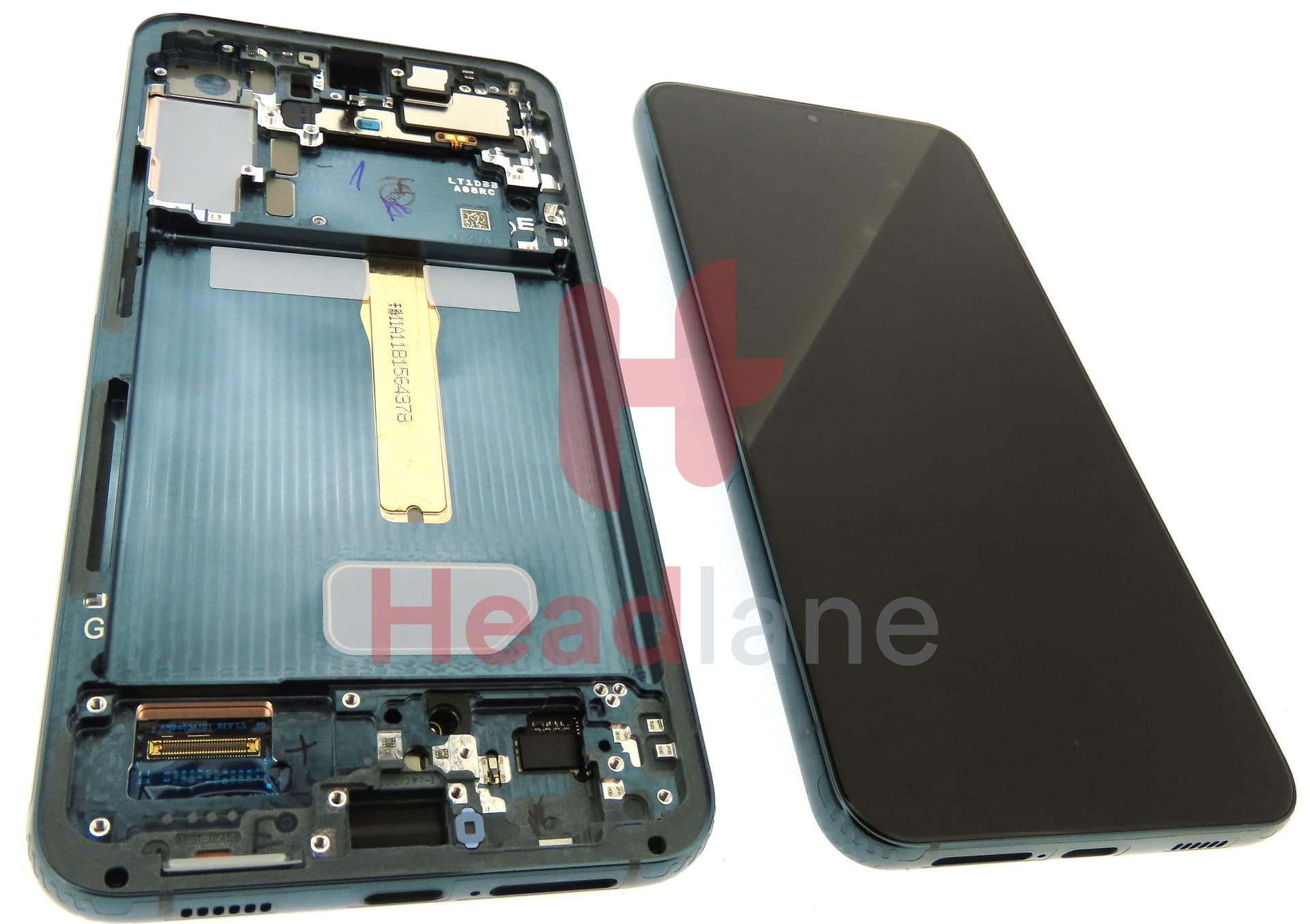 Samsung SM-S906 Galaxy S22+ / Plus LCD Display / Screen + Touch - Green - view 2