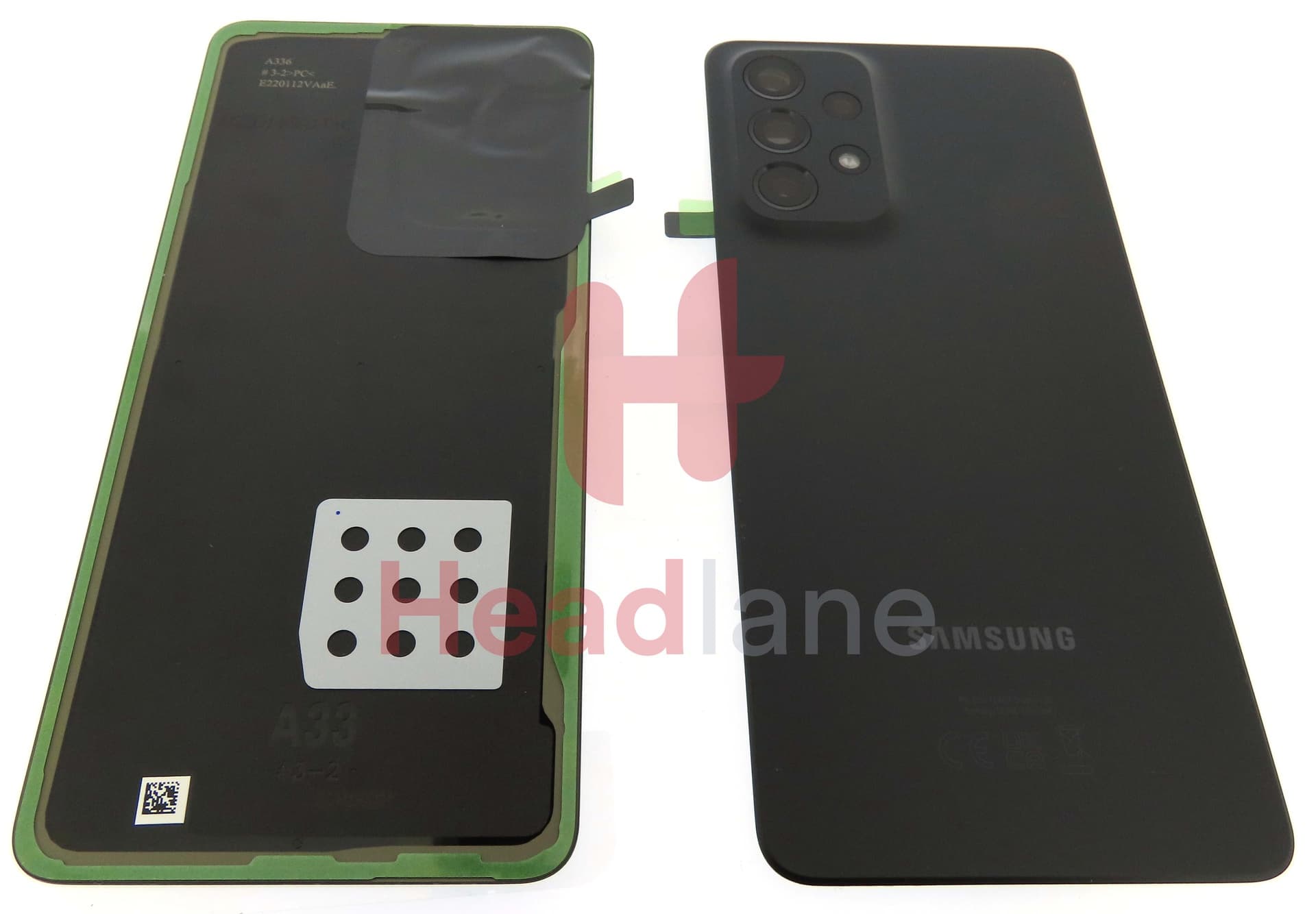 Samsung SM-A336 Galaxy A33 5G Back / Battery Cover - Black - view 2