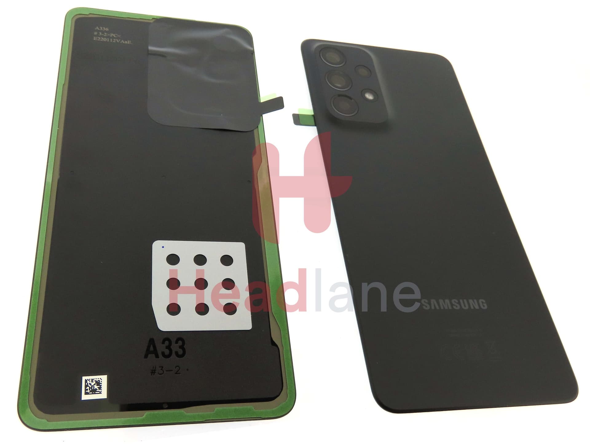 Samsung SM-A336 Galaxy A33 5G Back / Battery Cover - Black - view 3