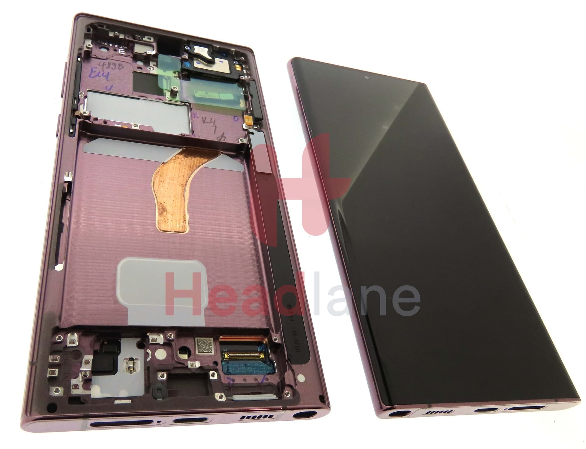 Samsung SM-S908 Galaxy S22 Ultra LCD Display / Screen + Touch - Burgundy - view 2