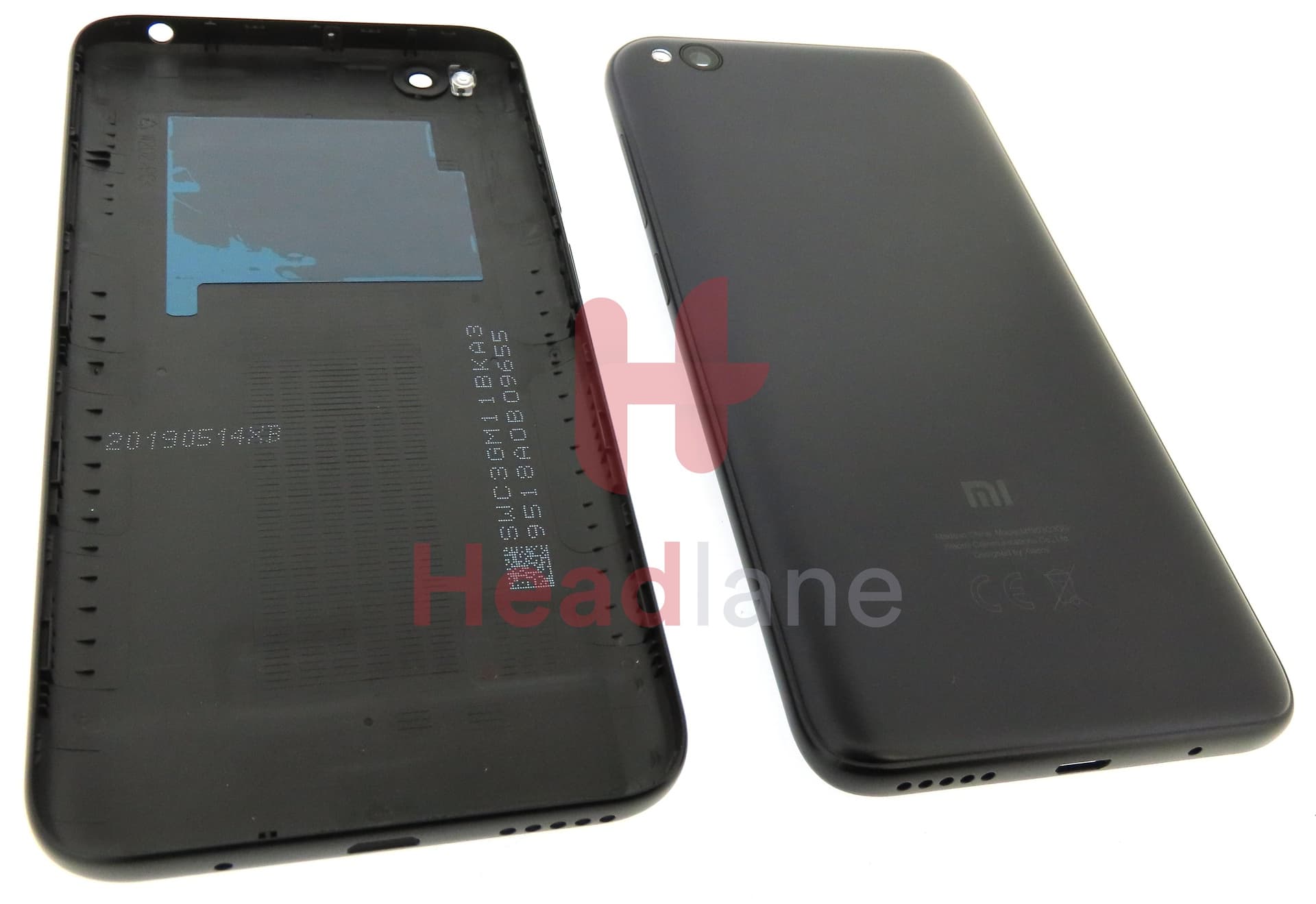 Xiaomi Redmi Go Back / Battery Cover - Black - view 2