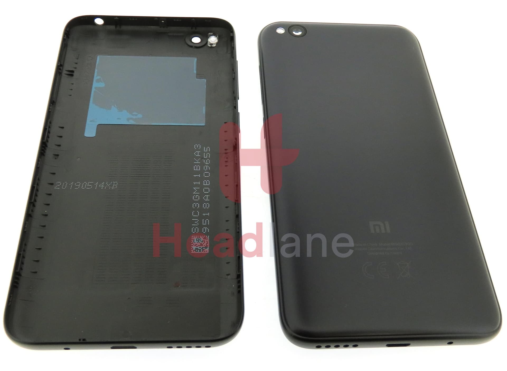 Xiaomi Redmi Go Back / Battery Cover - Black - view 3