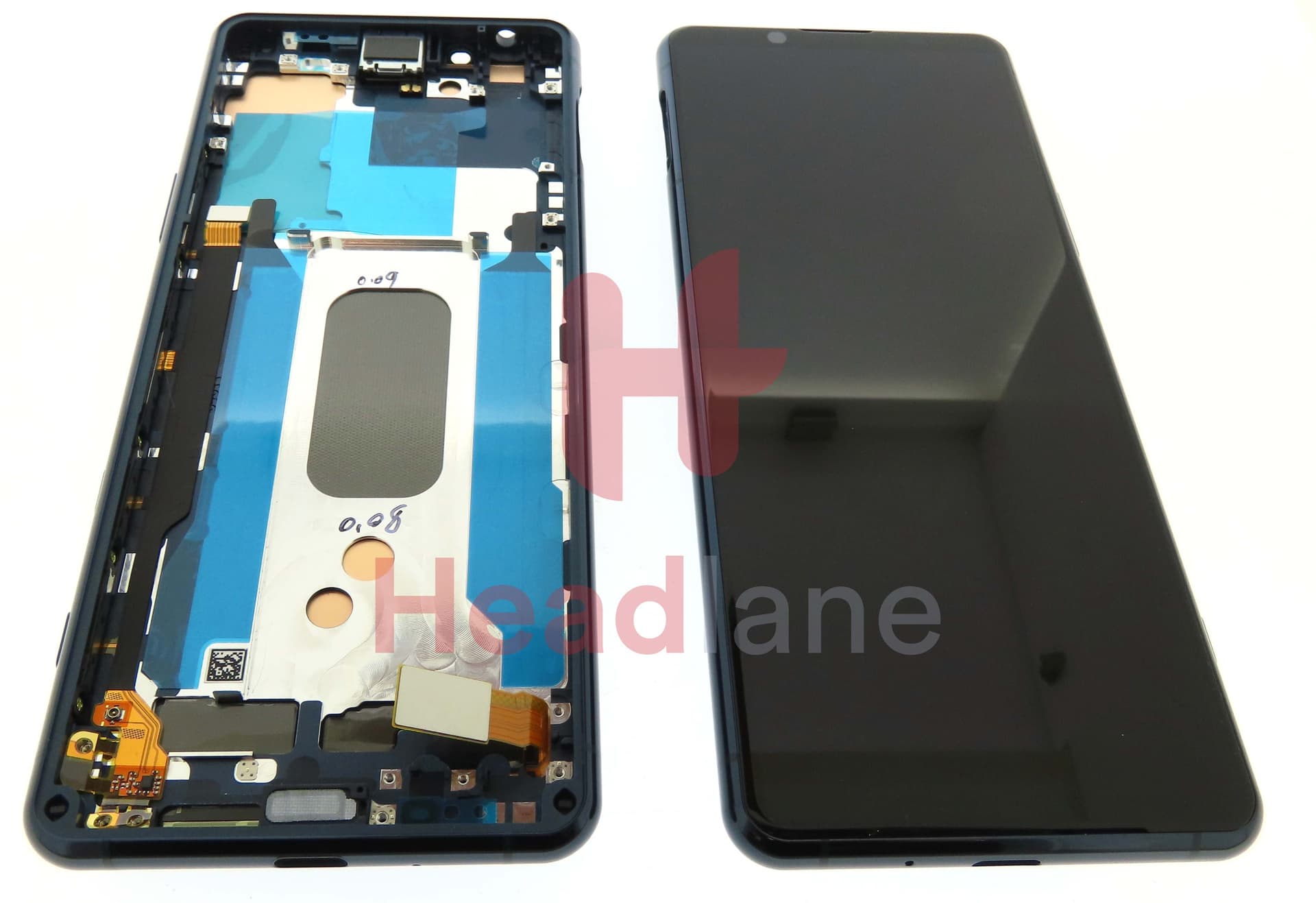 Sony XQ-AS52 Xperia 5 II LCD Display / Screen + Touch - Blue - view 3