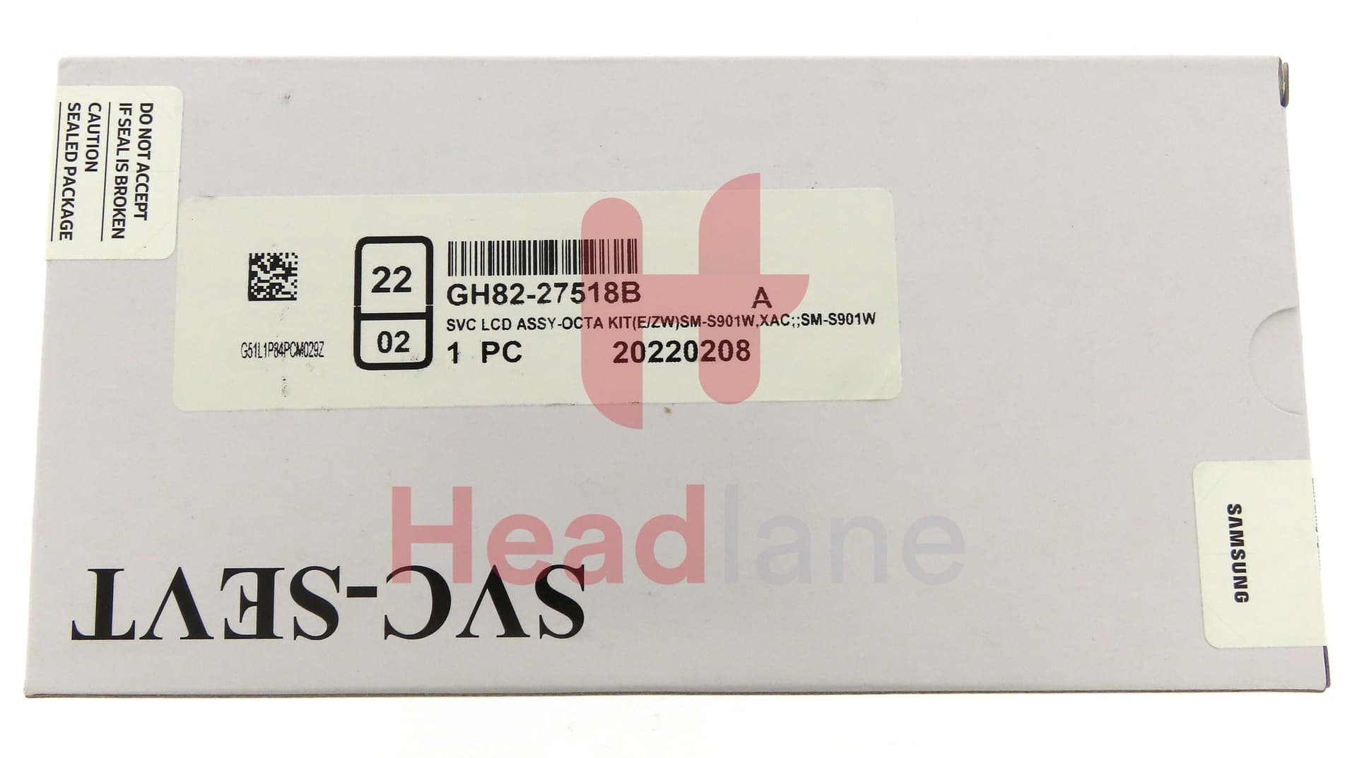 Samsung SM-S901 Galaxy S22 LCD Display / Screen + Touch + Battery - Phantom White - view 4