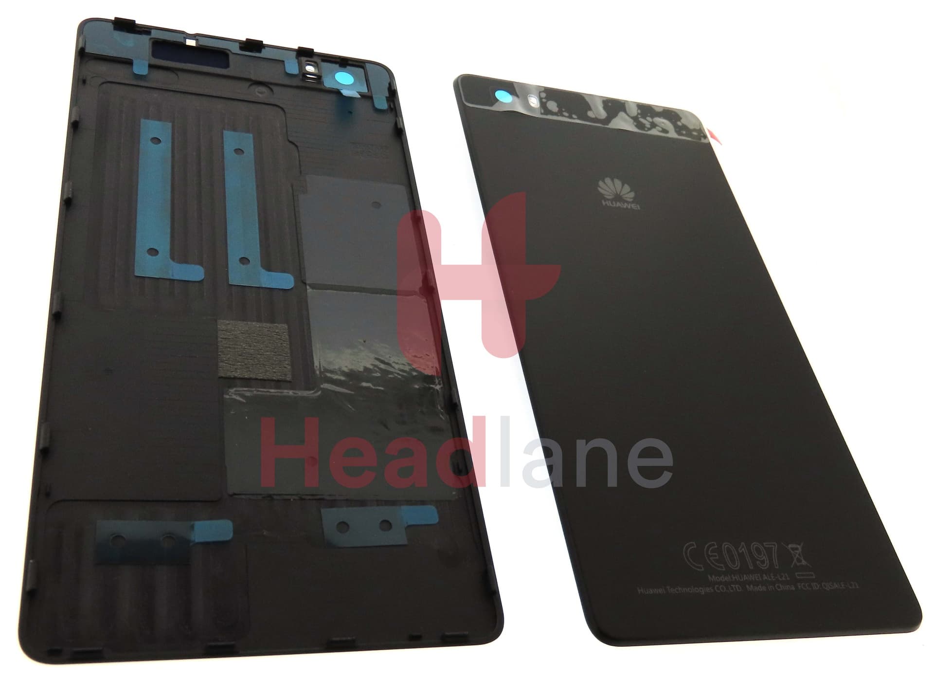 Huawei P8 Lite Battery Cover - Black - view 3