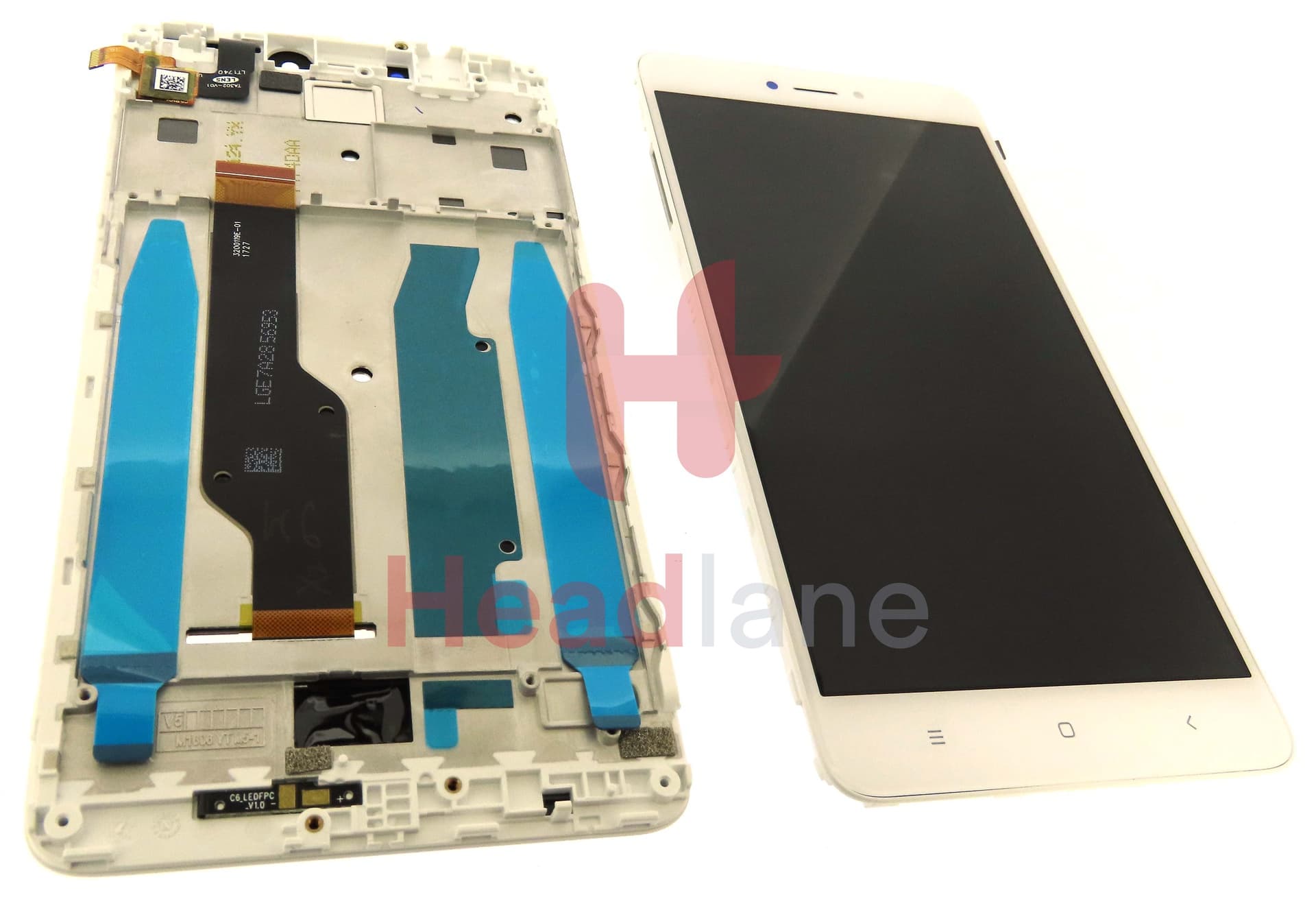 Xiaomi Redmi Note 4 / Note 4X LCD Display / Screen + Touch - White - view 2