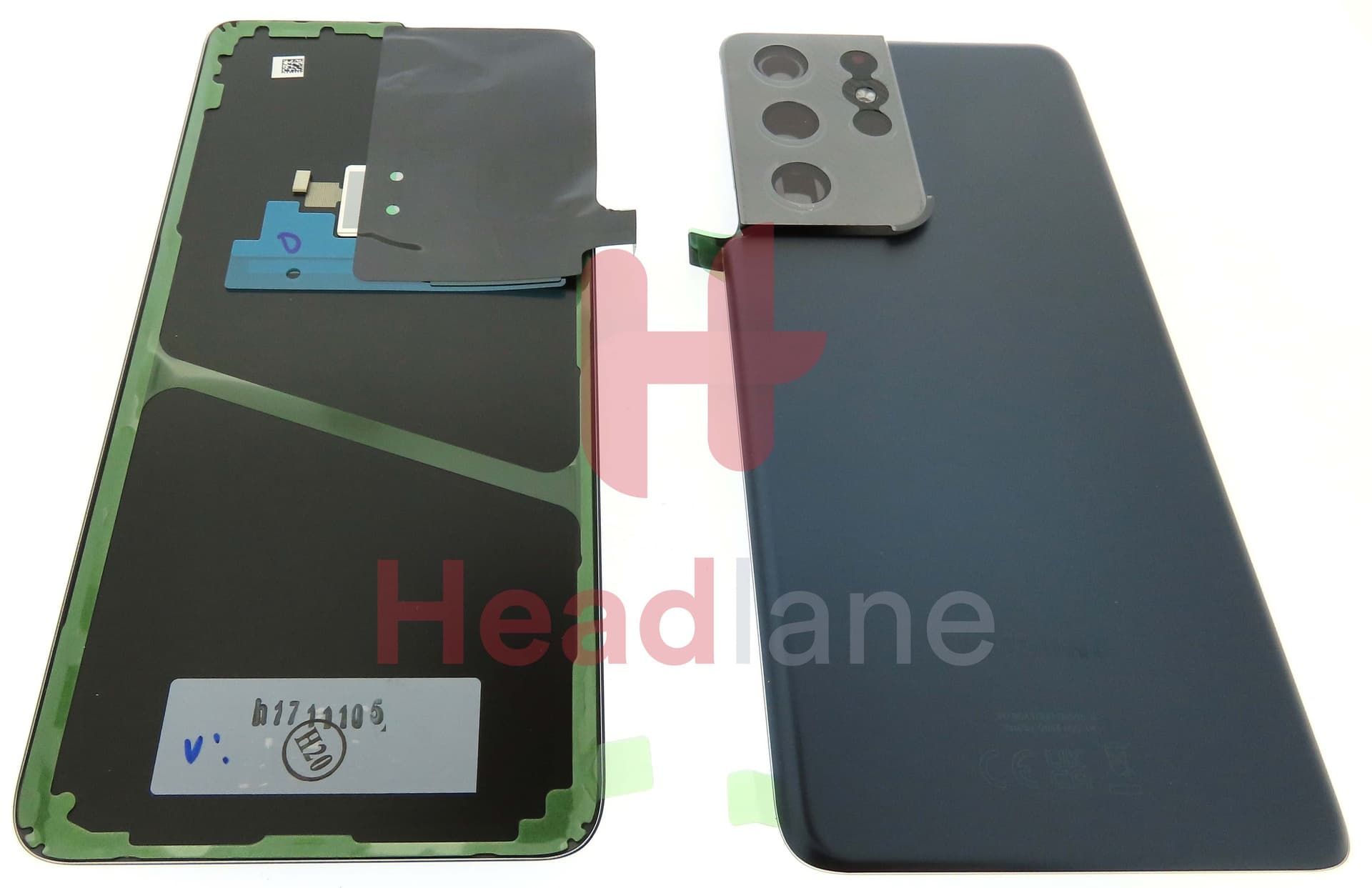 Samsung SM-G998 Galaxy S21 Ultra 5G Back / Battery Cover - Phantom Navy (UKCA) - view 3