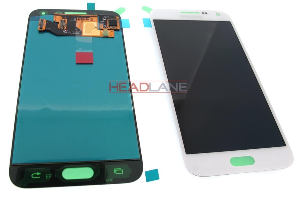 Samsung SM-E500 Galaxy E5 LCD Display / Screen + Touch - White - view 2