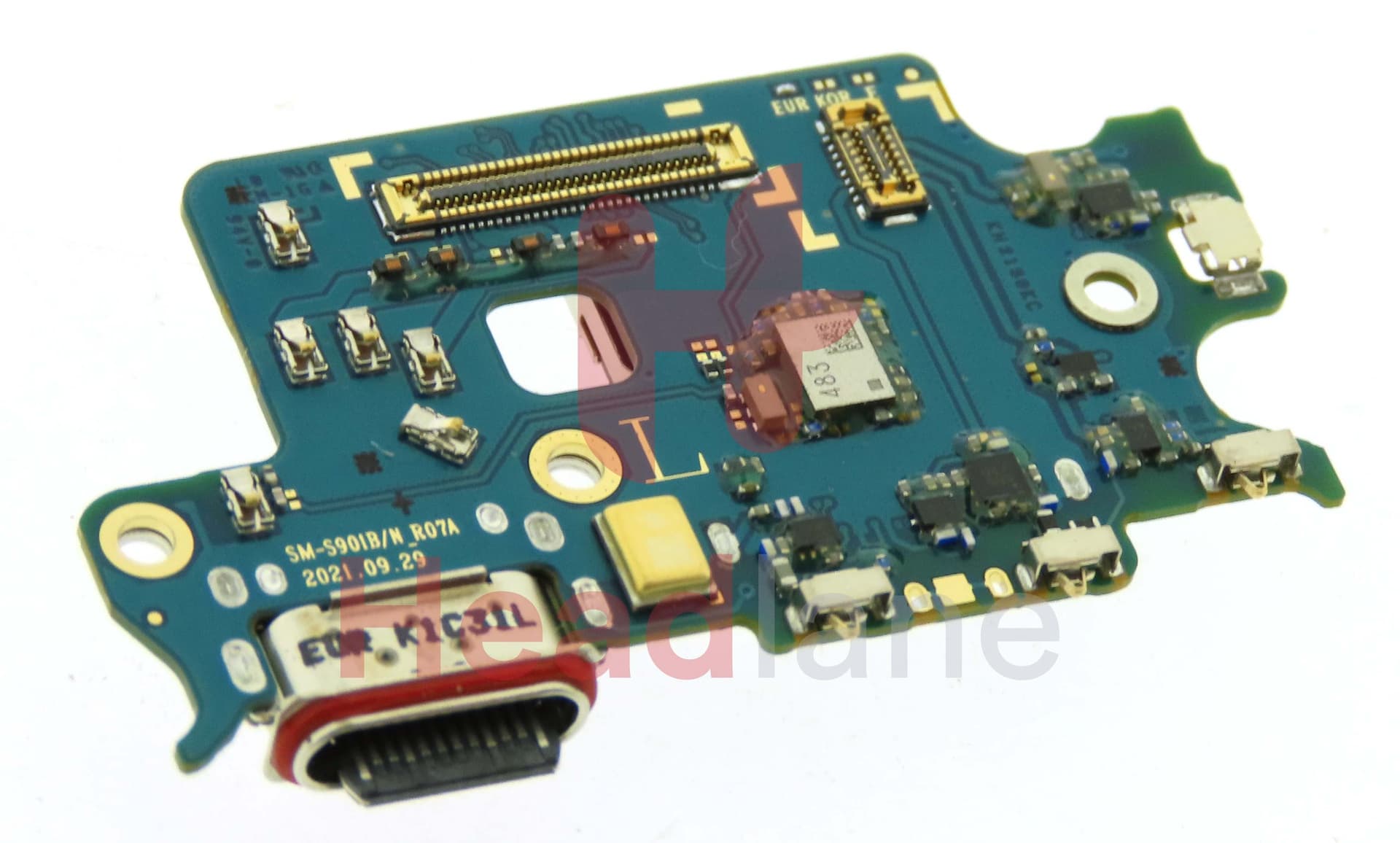 Samsung SM-S901 Galaxy S22 Charging Port / SIM Card Reader Flex - view 2