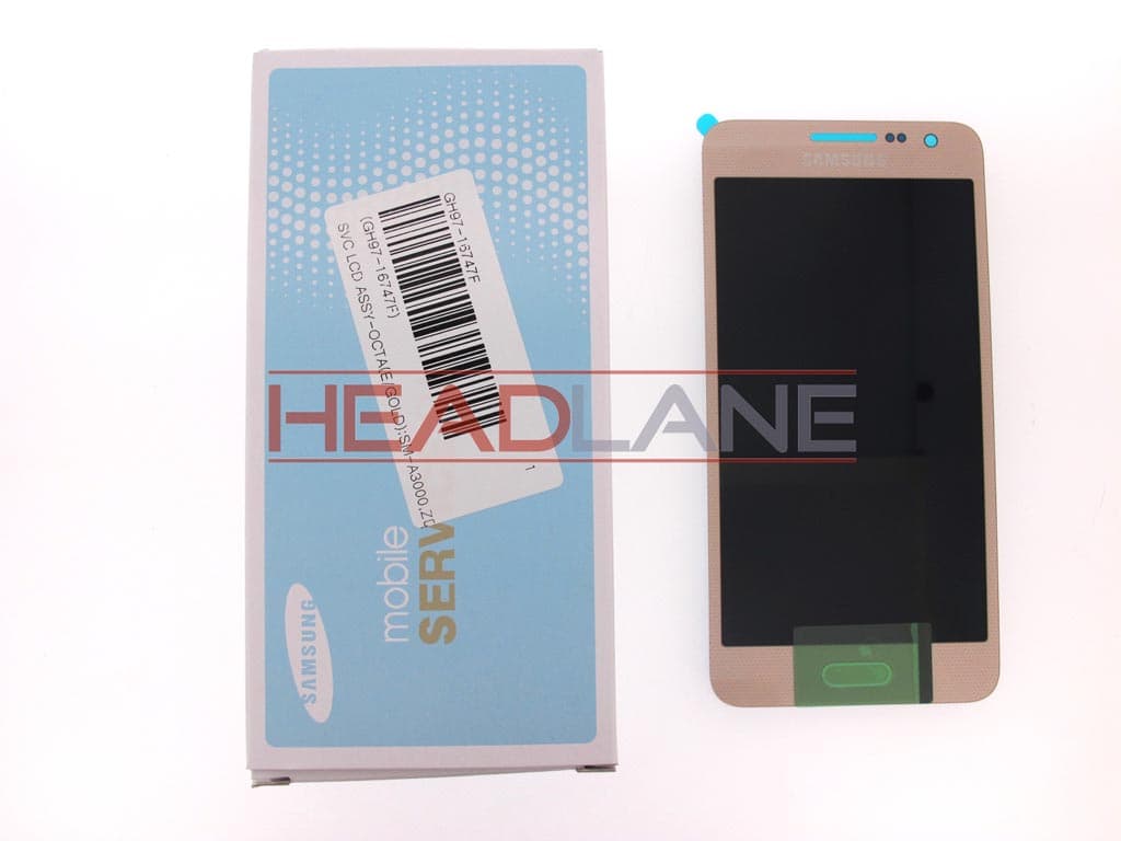 Samsung SM-A300 Galaxy A3 LCD Display / Screen + Touch - Gold 2