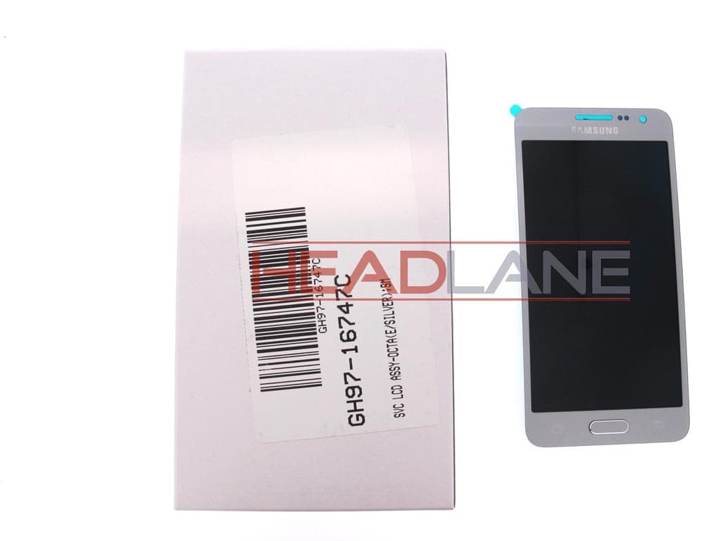 Samsung SM-A300 Galaxy A3 LCD Display / Screen + Touch - Silver - view 2