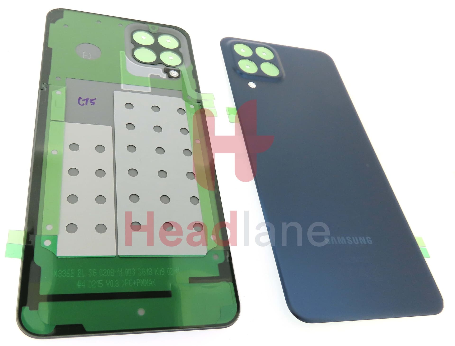 Samsung SM-M336 Galaxy M33 5G Back / Battery Cover - Blue - view 2