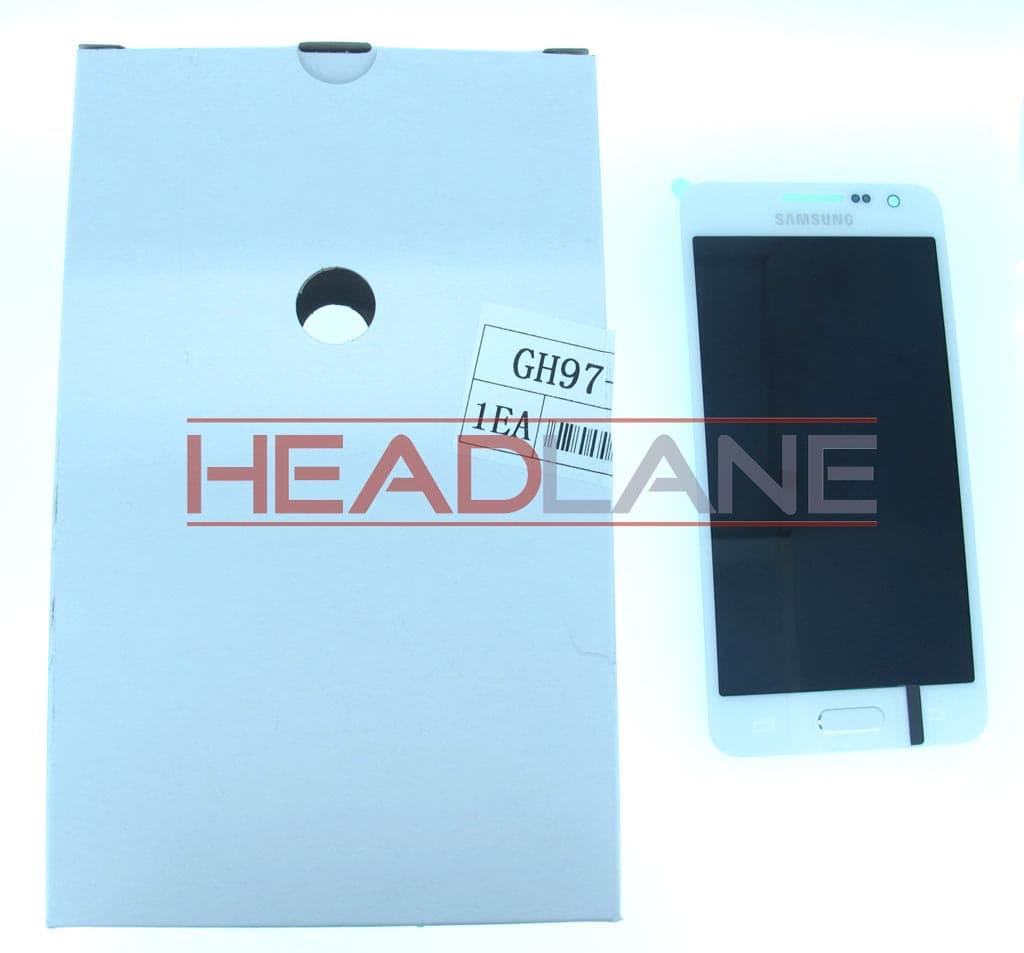 Samsung SM-A300 Galaxy A3 LCD Display / Screen + Touch - White - view 2