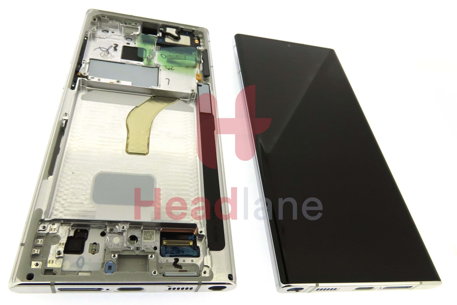 Samsung SM-S908 Galaxy S22 Ultra LCD Display / Screen + Touch - Phantom White - view 2