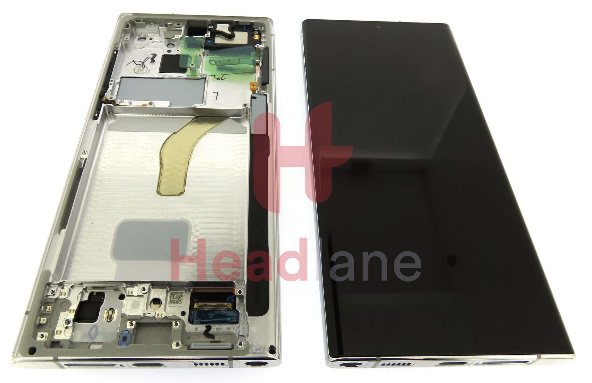 Samsung SM-S908 Galaxy S22 Ultra LCD Display / Screen + Touch - Phantom White - view 3