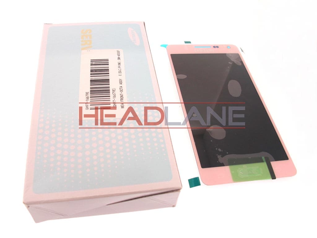 Samsung SM-A500 Galaxy A5 LCD Display / Screen + Touch - Pink - view 2